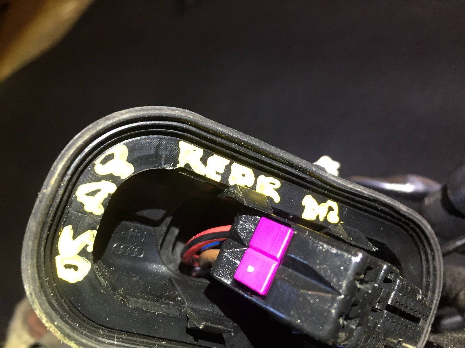 2003-2006 Audi A8 D3 Rear Left Driver Side Door Wire Harness OEM 4E4971687 - Perfect for Electrical Repairs & Window Motor Replacement
