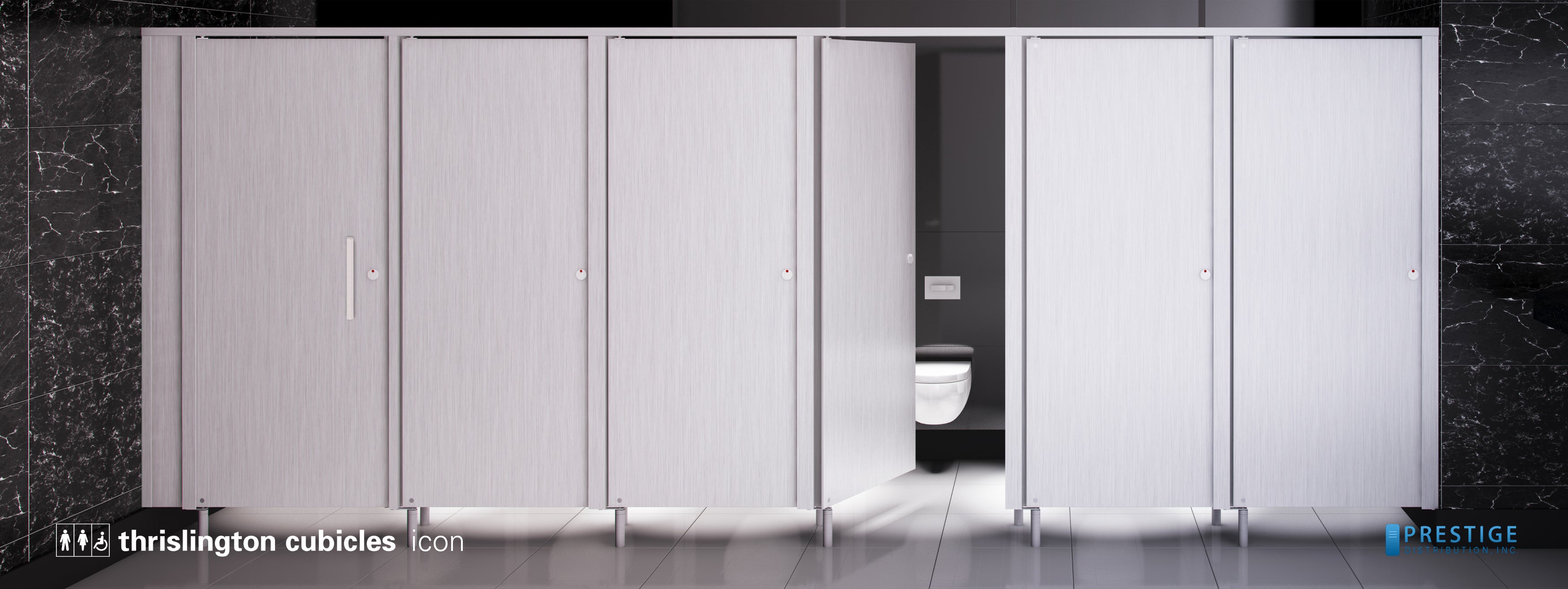 Thrislington High-Quality Toilet Cubicle Icon - Durable Restroom Partition for Commercial & Public Spaces - Perfect for Offices, Schools, and Shopping Malls
