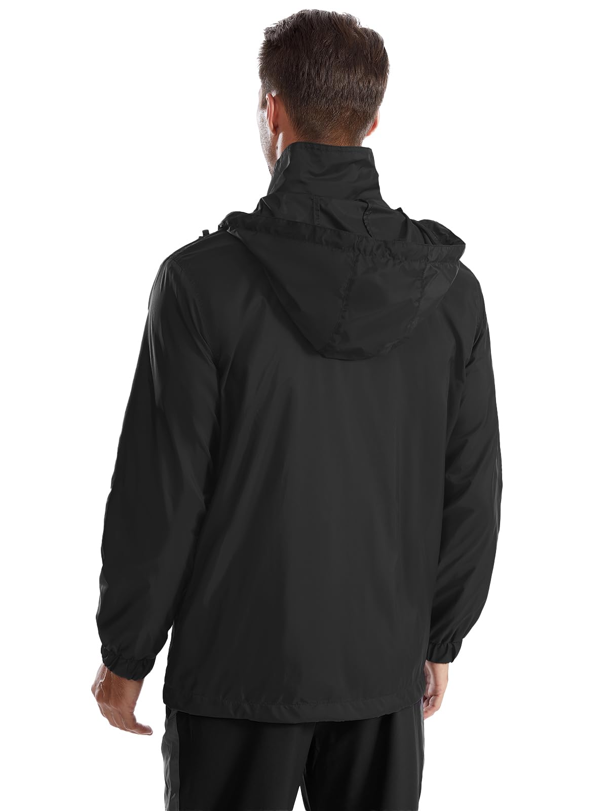 Men's Waterproof Jacket - Lightweight Windbreaker for Hiking & Travel