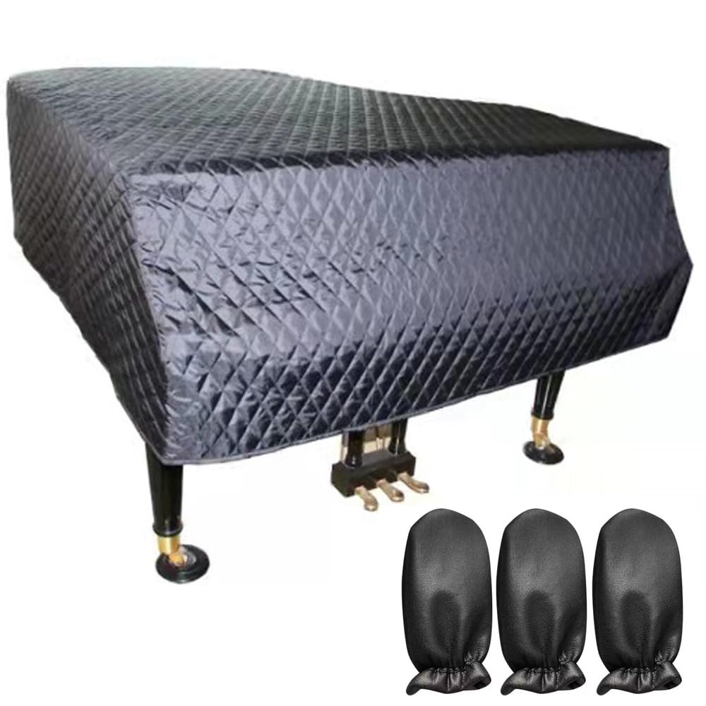 PCLOOV Waterproof Dustproof Grand Piano Cover - 200cm/78.7in Full Protection for Baby Grand Piano | Indoor & Outdoor Use for Home, Studio, and Stage Performances