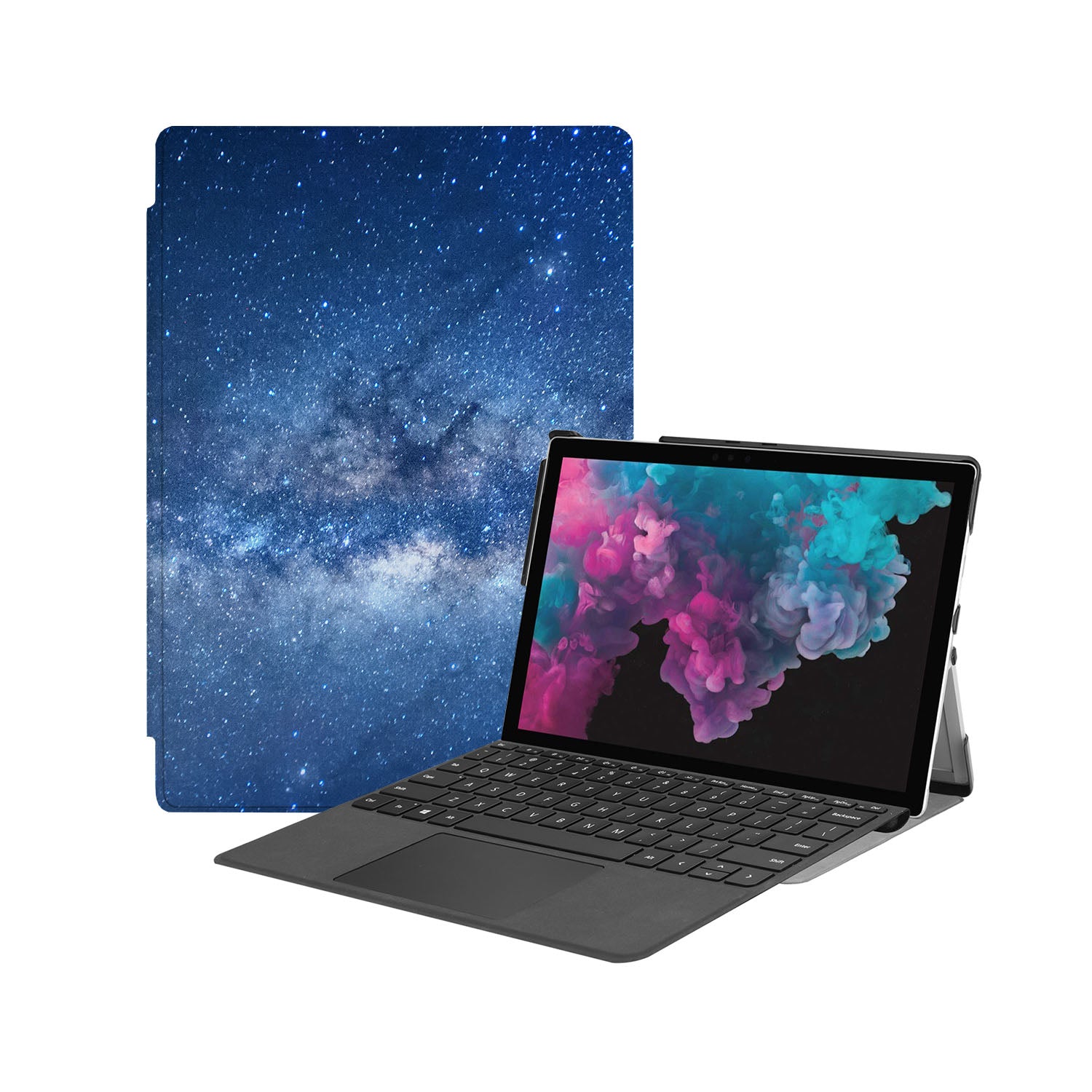 Microsoft Surface Case - Premium Protective Cover with Starry Night Design for Work, Travel & School | Compatible with Surface Pro 7/6/5/4/3