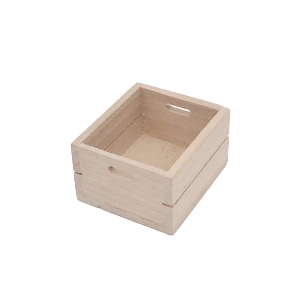 Miniature Dollhouse Storage Basket - Tiny Tooth Fairy Basket Toy for DIY Fairy Gardens & Kids Playsets | Perfect for Dollhouse Furniture, DIY Crafts & Children's Room Decor