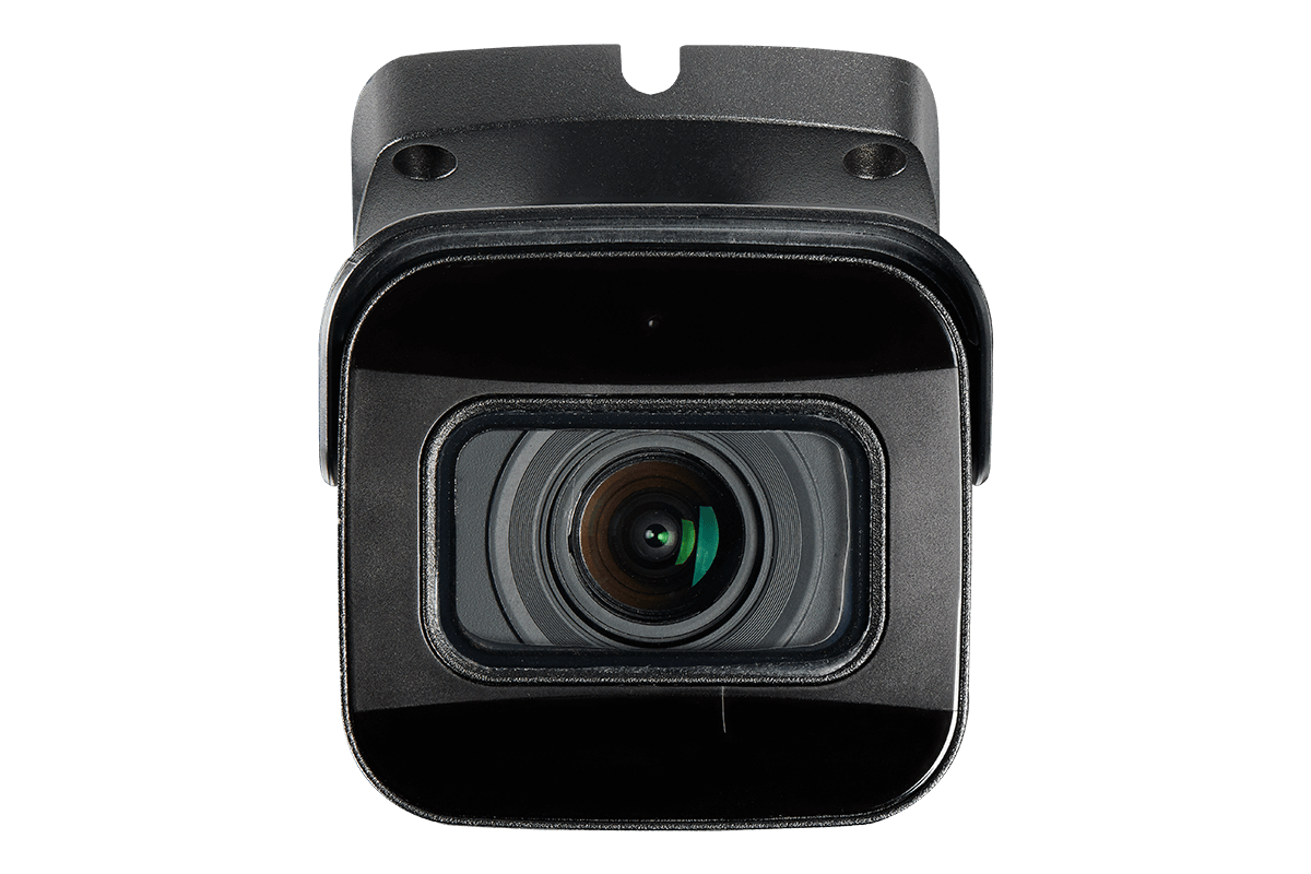 4K Ultra HD 8MP Motorized Varifocal Outdoor Security Camera with 4x Optical Zoom, 30FPS Real-Time Recording & 2-Way Audio - Ideal for Home Surveillance, Business Monitoring and Night Vision Security