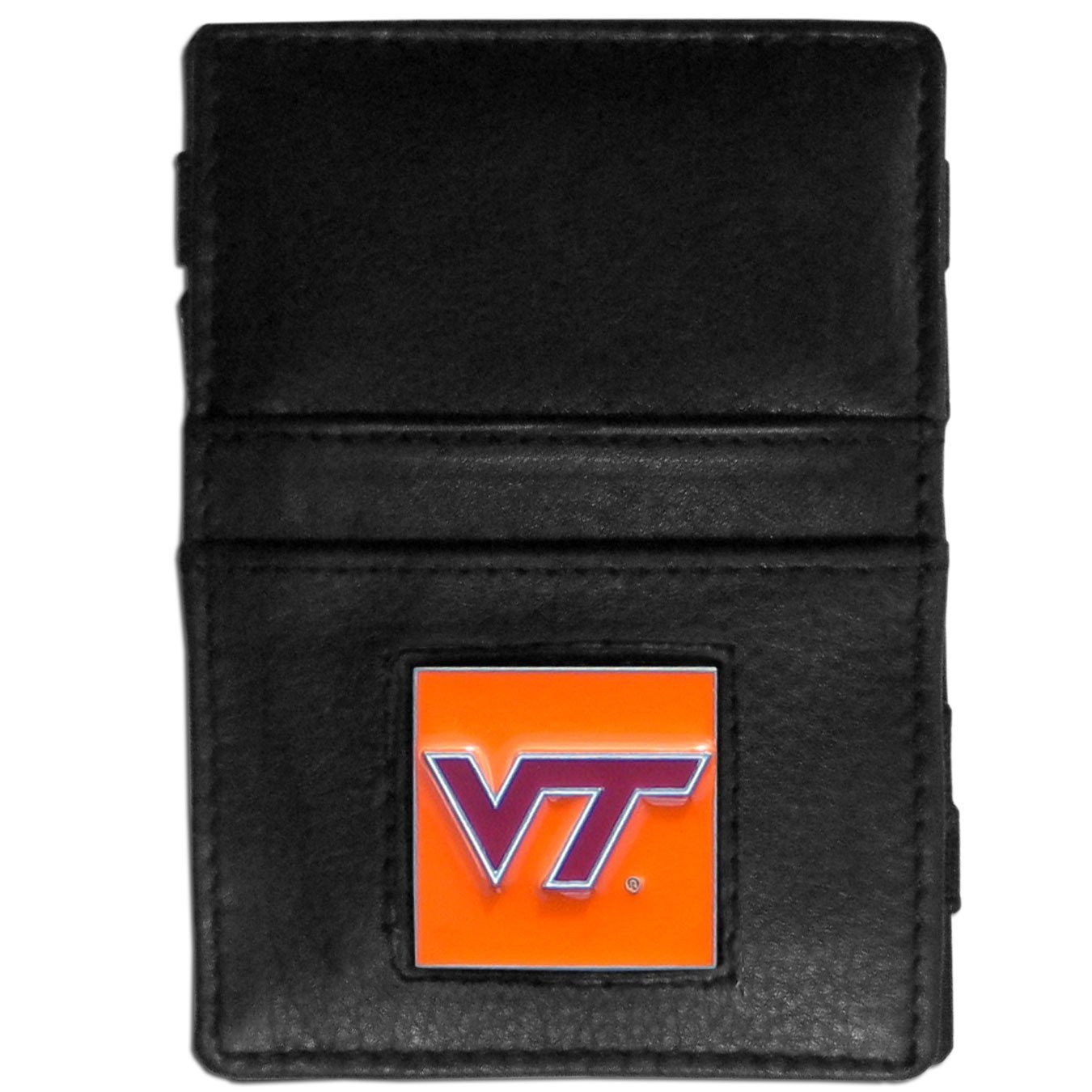 Premium NCAA Leather Jacob's Ladder Wallet for Men - Durable Bifold Wallet with Card Slots & ID Window - Perfect for Sports Fans, Gifts & Everyday Carry