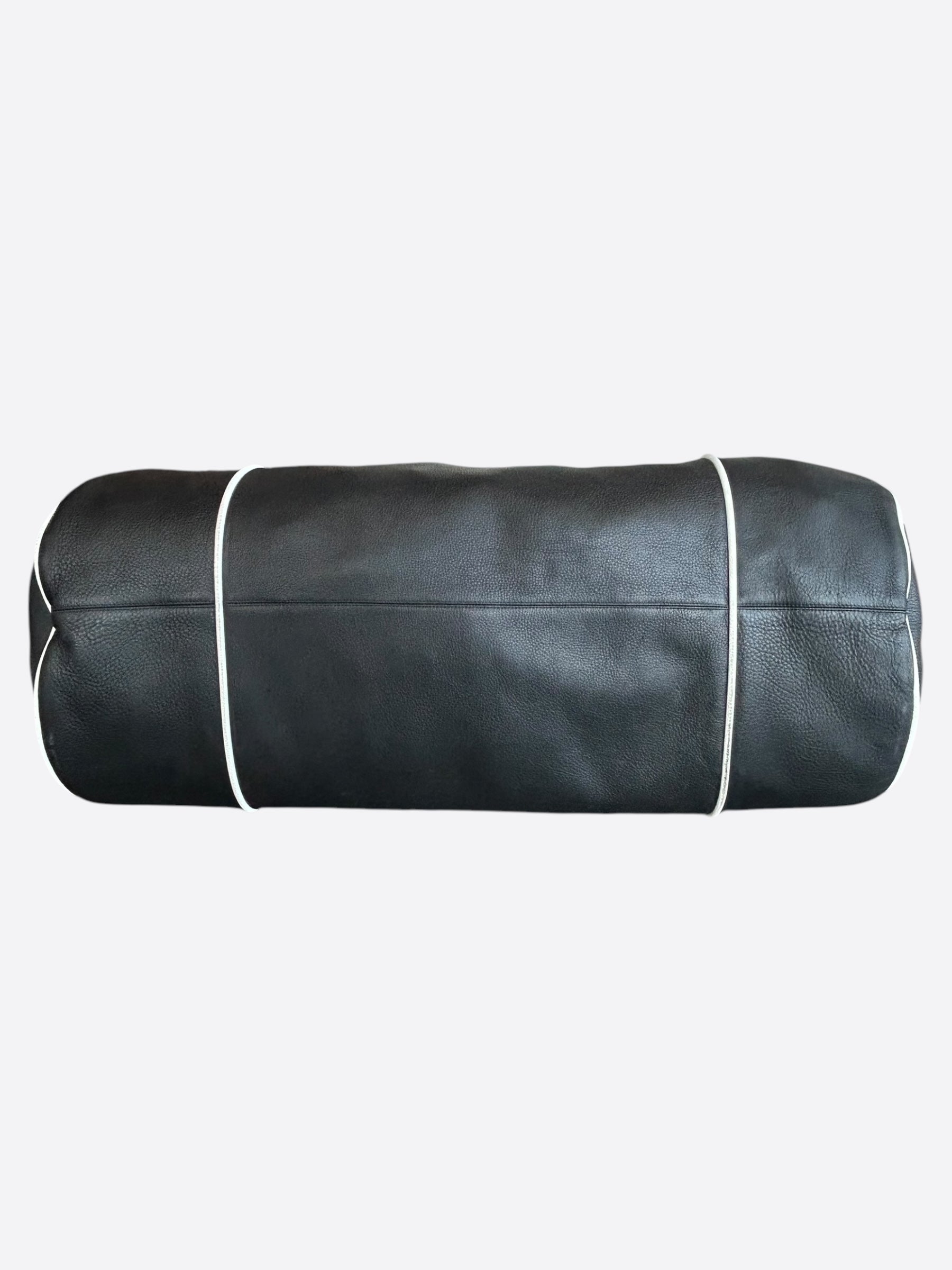 Chrome Hearts Black White & Green Triple Cross Leather Duffel Bag - Luxury Travel Bag for Men & Women - Perfect for Gym, Weekend Getaways & Business Trips