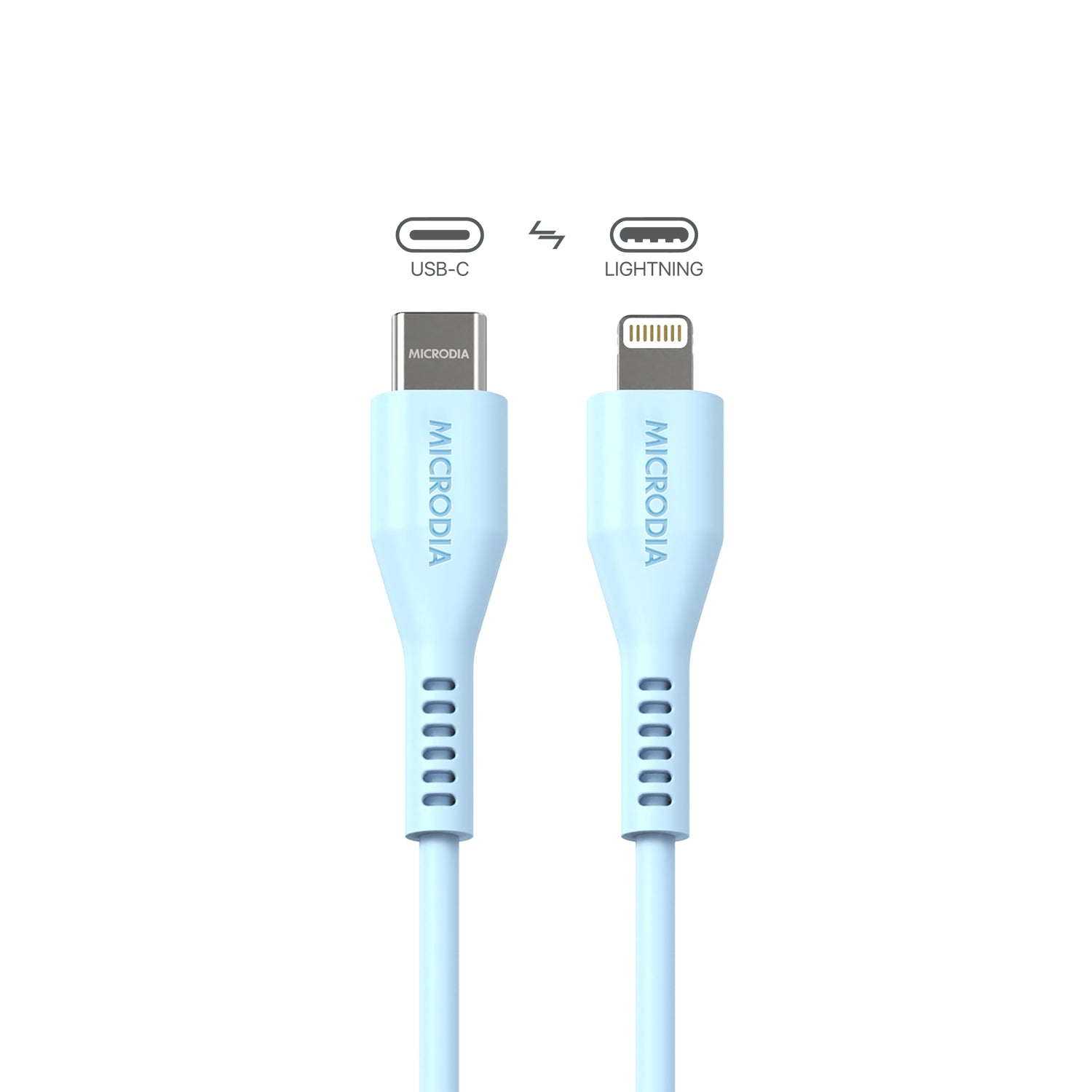MICRODIA Fruitywire™ 60W USB-C to Lightning Cable - MFi Certified Fast Charging & Data Sync (480Mbps) - Compatible with iPhone, iPad - Perfect for Home, Office & Travel Charging