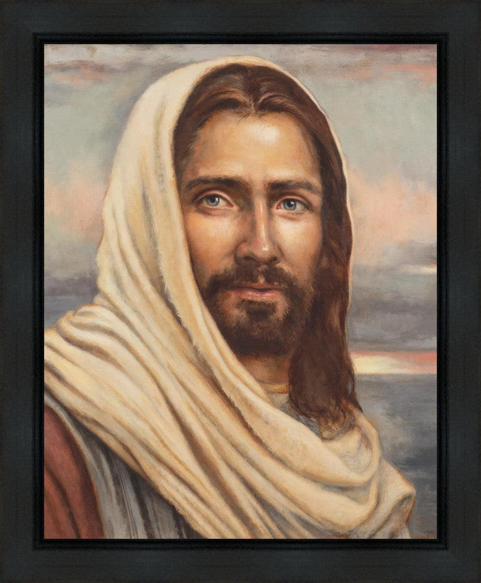 Blessed Savior Gallery Wrap Canvas - Religious Wall Art for Home & Church Decor - Perfect for Living Room, Bedroom & Worship Spaces