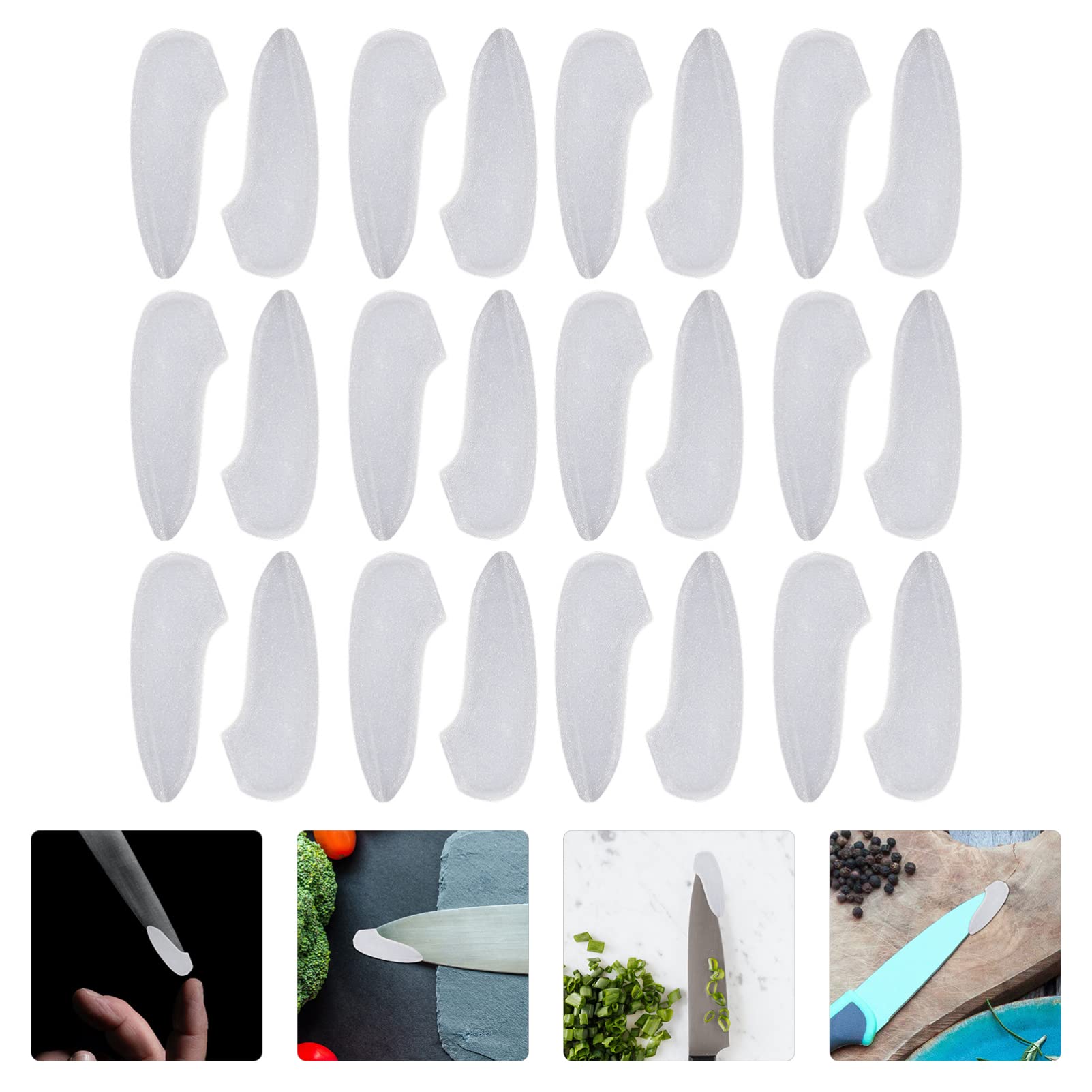 50-Piece CALLARON Knife Blade Protector Set - Finger Safe Knife Covers & Sleeves for Kitchen Knives - Essential Blade Protectors for Safe Storage & Organization (Great for Home Chefs & Professional Kitchens)