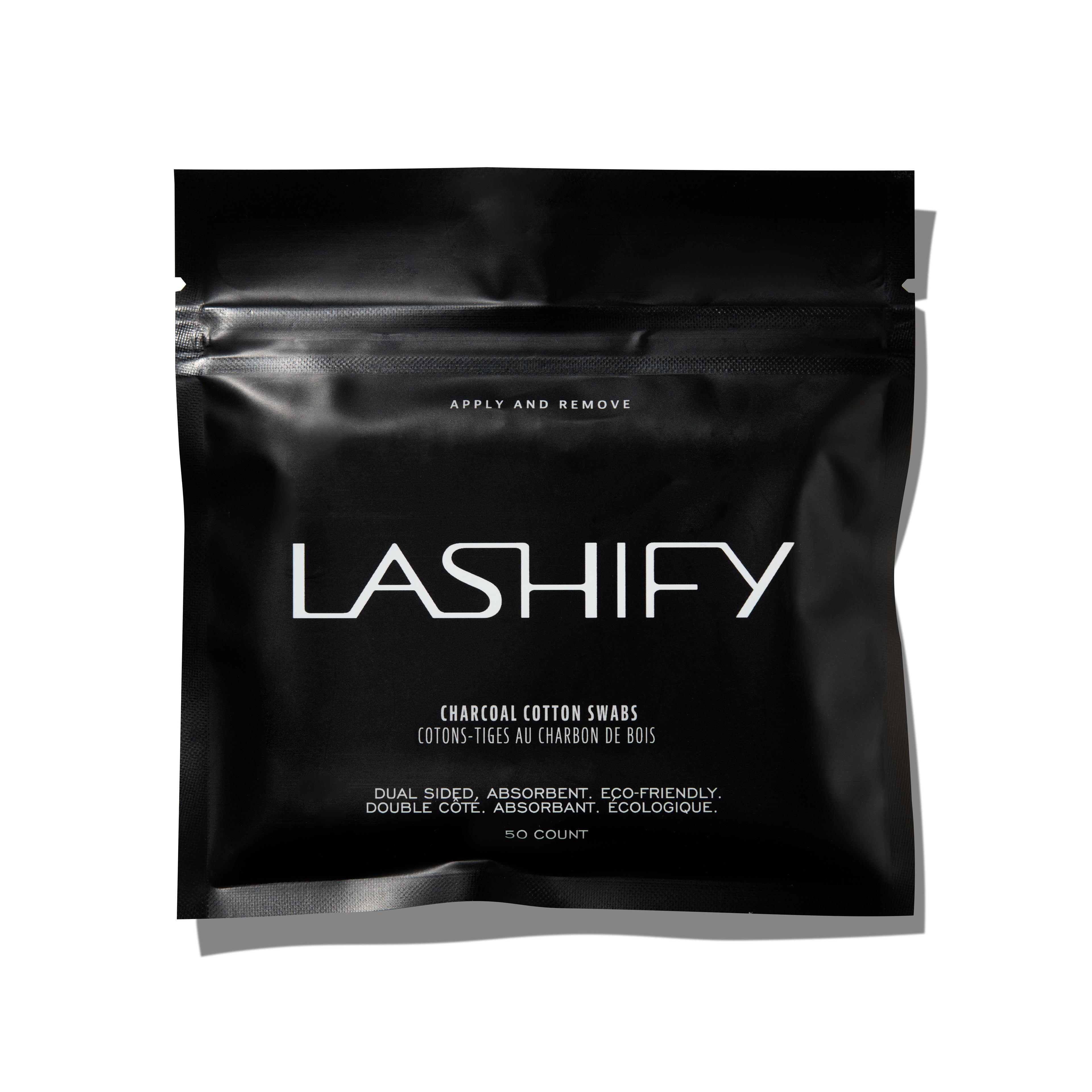 Organic Charcoal Cotton Swabs - 50 Pack | Natural Skin Care & Makeup Removal | Perfect for Facial Cleansing, Ear Care & Beauty Routines