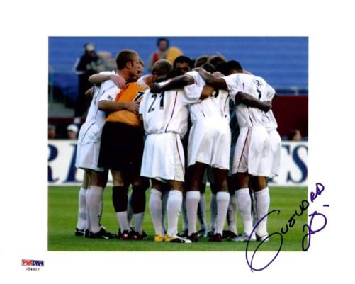 Amado Guevara Autographed 8x10 Photo - Honduras Soccer Star - PSA/DNA Certified #U54807 - Perfect for Sports Memorabilia Collections and Fan Gifts