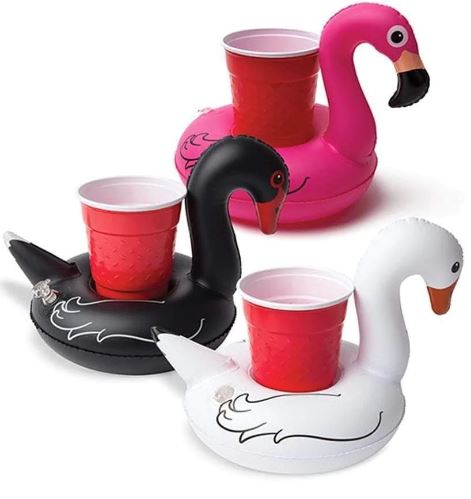 Colorful Tropical Bird-Shaped Beverage Boat - Fun Party Drink Holder for Pool, Beach, and Summer Gatherings