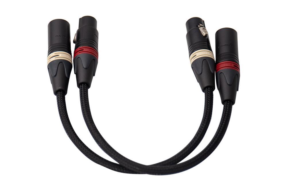 Fanmusic C006 XLR Balanced Female to Male HiFi Audio Cable - Professional Studio Microphone & Equipment Connection for Recording, Live Performance & Home Theater