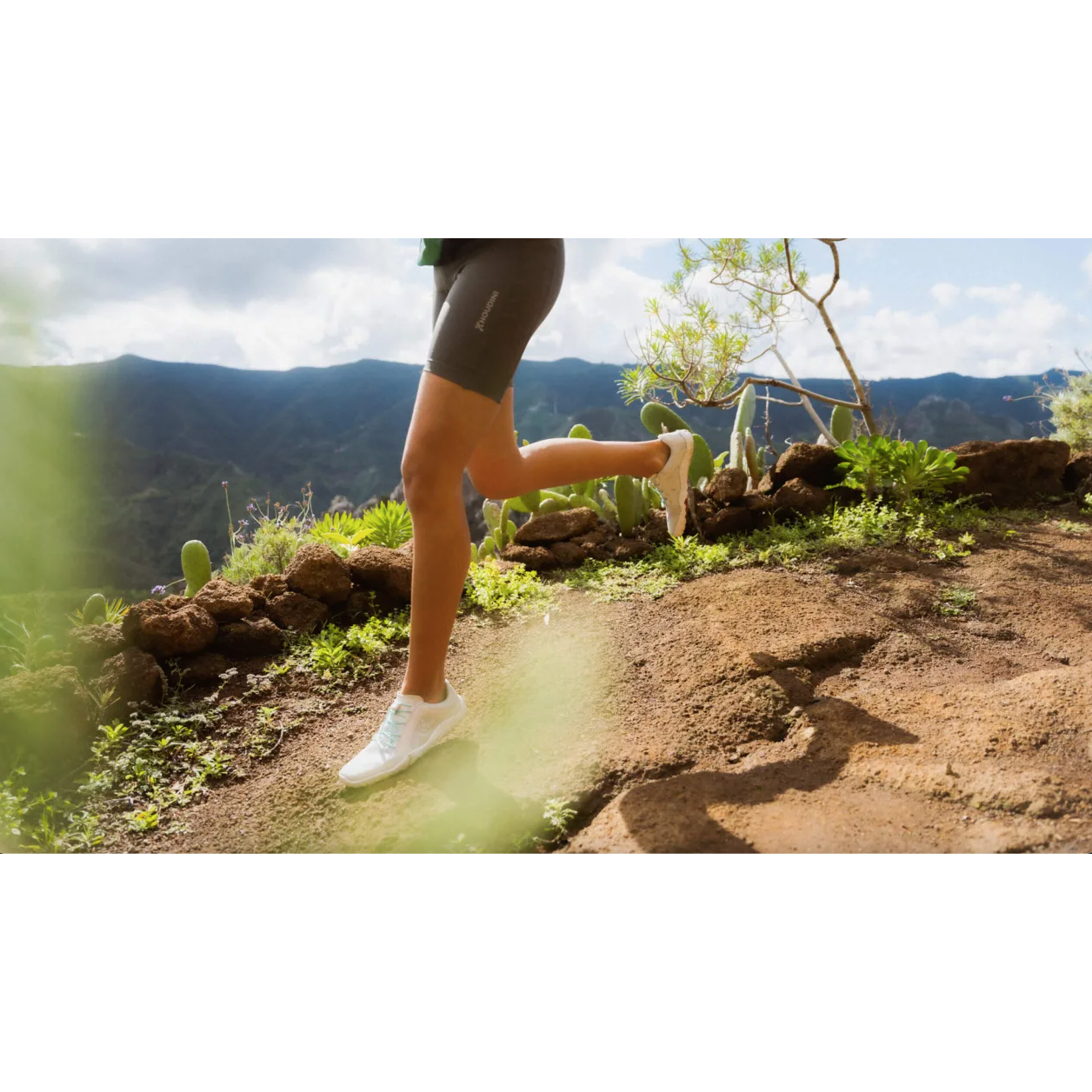 Vivobarefoot Women's Primus Trail Knit FG Barefoot Shoes - Lightweight & Flexible Hiking Footwear for Women in Limestone Color | Perfect for Trail Running, Outdoor Adventures & Natural Movement