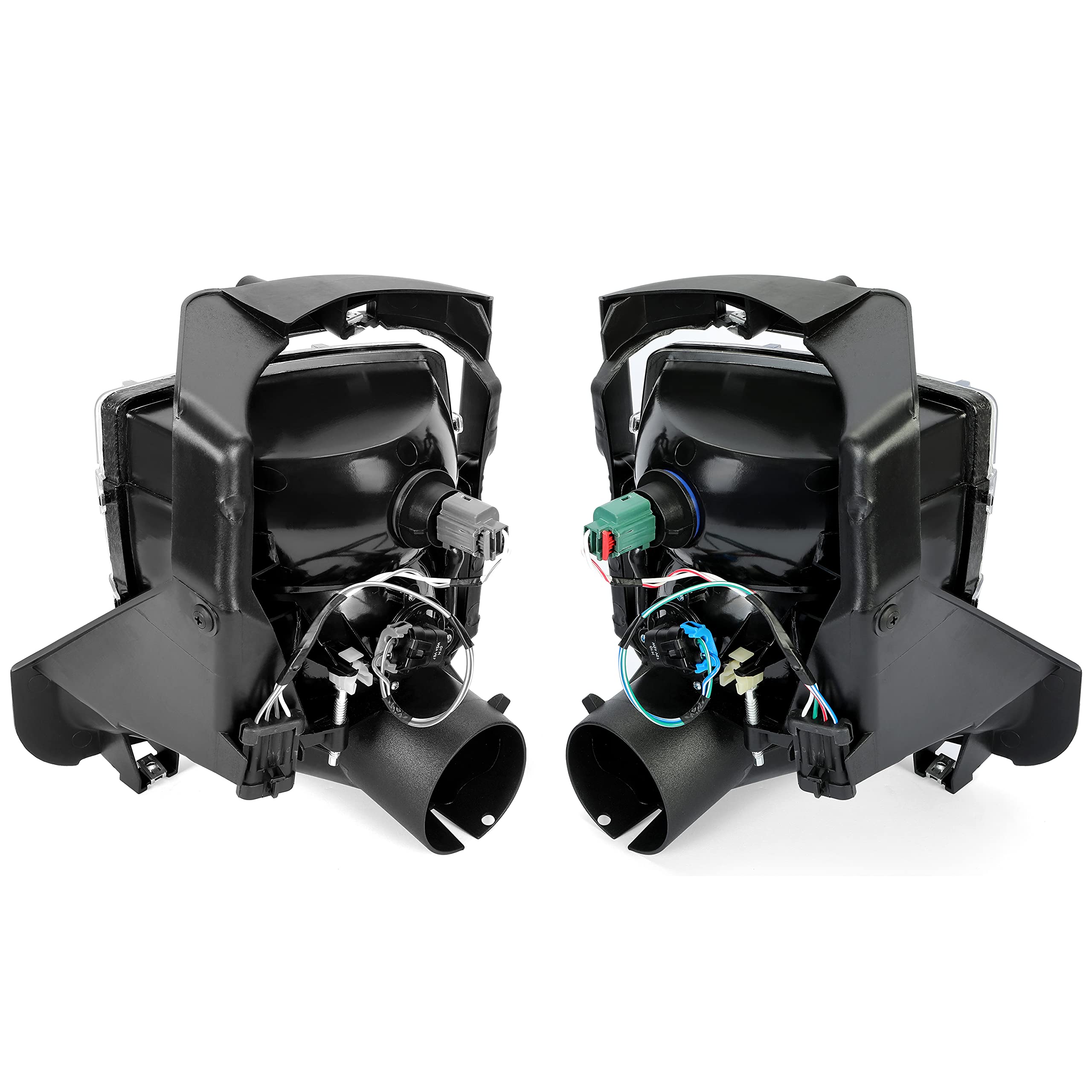 HECASA Clear Lens Fog Lights & Signal Lights Lamp Compatible with 2003-2007 Cadillac CTSV - Replacement for GM2592153 GM2593153 (Pair) - Perfect for Night Driving & Enhanced Visibility