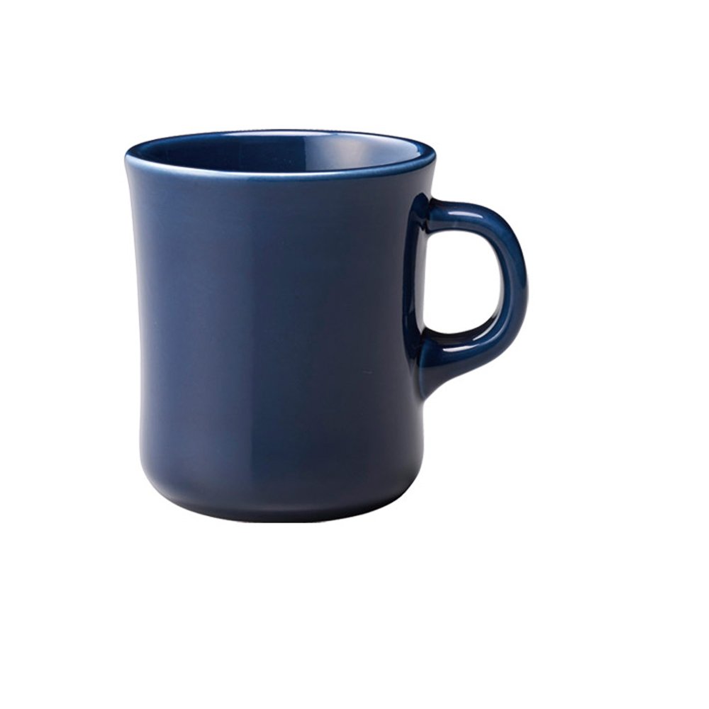 KINTO 27642 SCS Navy Coffee Mug - 13.5 oz (400ml) Microwave & Dishwasher Safe Ceramic Cup for Home, Office, and Cafe Use