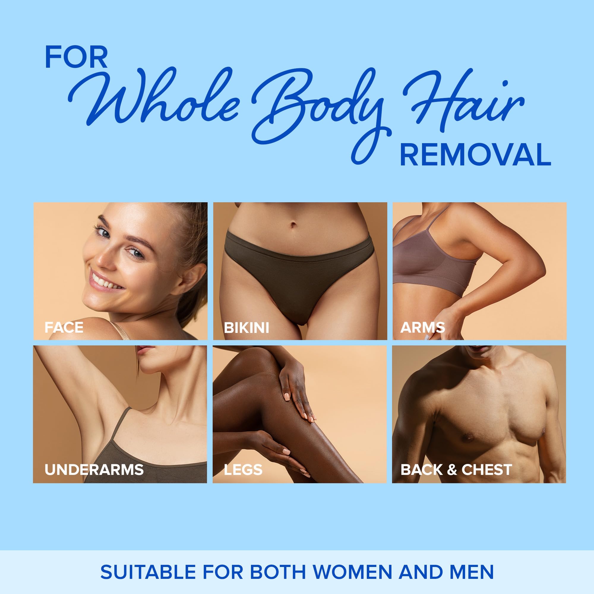 MAREE Hard Wax Beads for Hair Removal - Marine Collagen Shea Butter & Aloe Vera Waxing Kit - 450G for Body, Bikini & Sensitive Skin - At-Home Salon Waxing for Smooth Skin