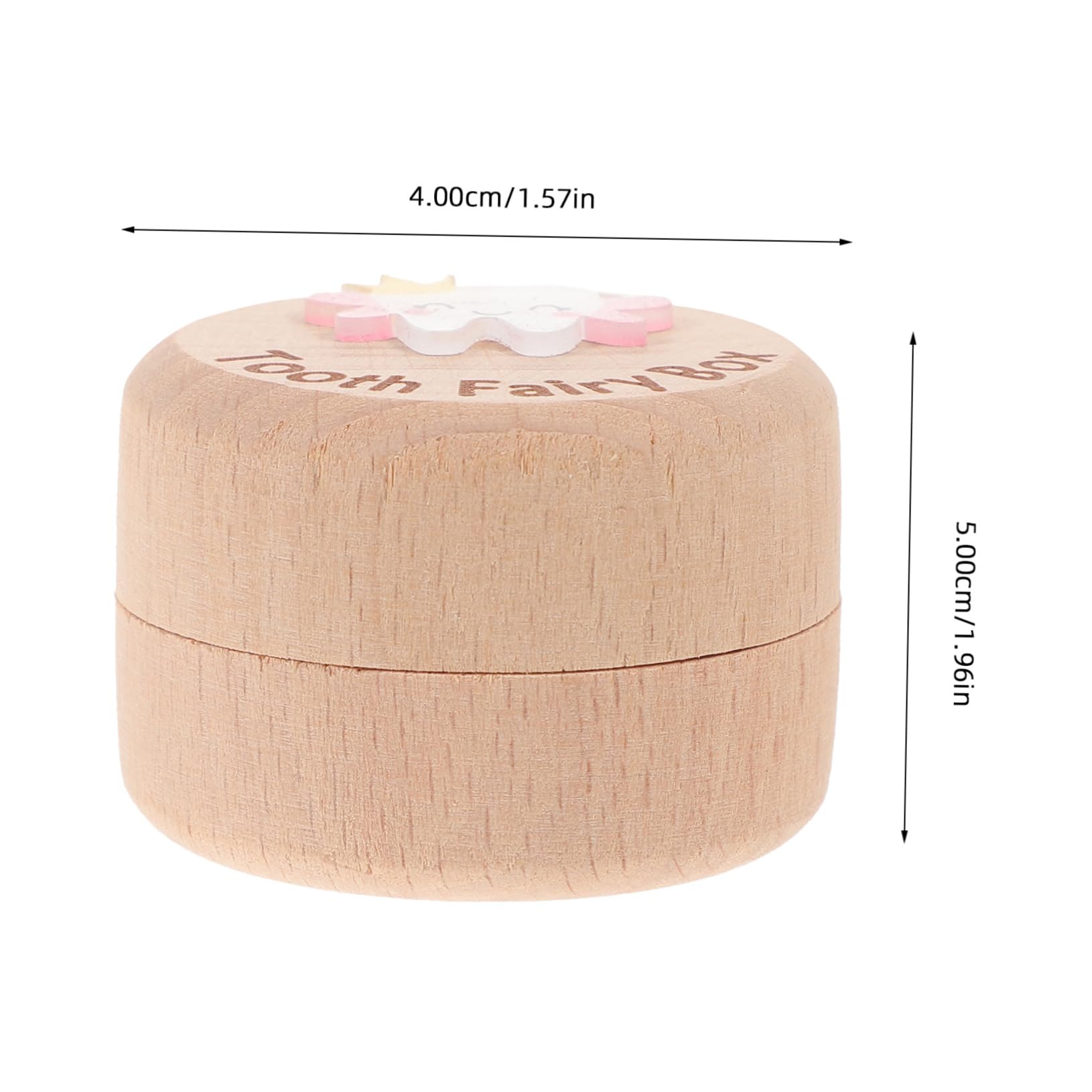 TOYANDONA Wooden Baby Tooth Keepsake Box - First Tooth Holder, Memory Box for Lost Teeth & Baby Hair - Perfect for Baby Shower Gifts & Childhood Memorabilia Storage