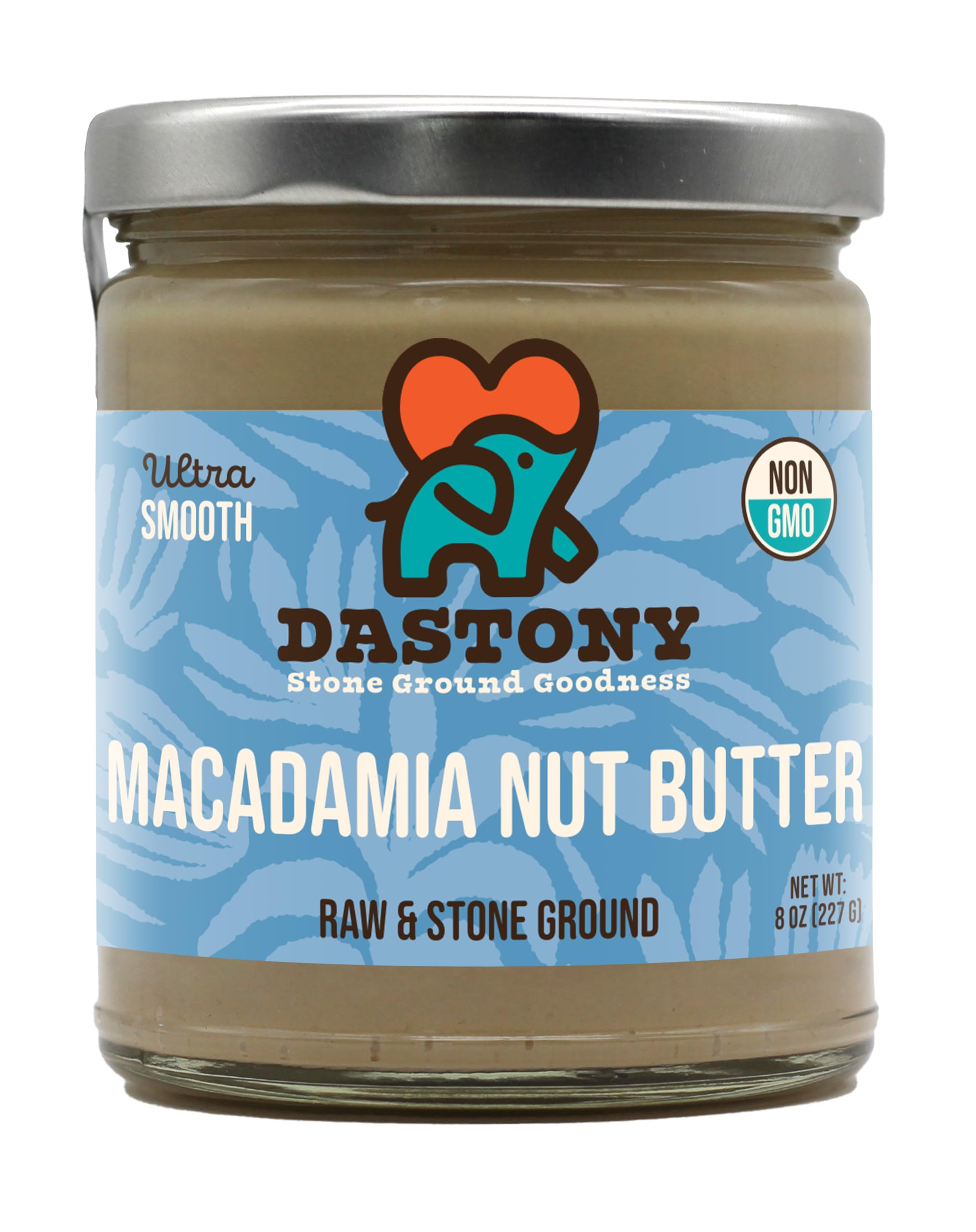 Organic Raw Macadamia Nut Butter 8oz | Single Ingredient, No Added Sugar | Paleo, Keto, Vegan, Gluten-Free, Non-GMO, Peanut-Free Spread | Perfect for Smoothies, Baking & Healthy Snacks