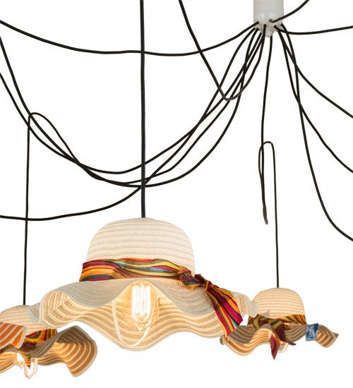 12-Light Modern Pendant Lighting Fixture for Dining Room, Kitchen Island & Living Room - Elegant Ceiling Chandelier with Adjustable Height