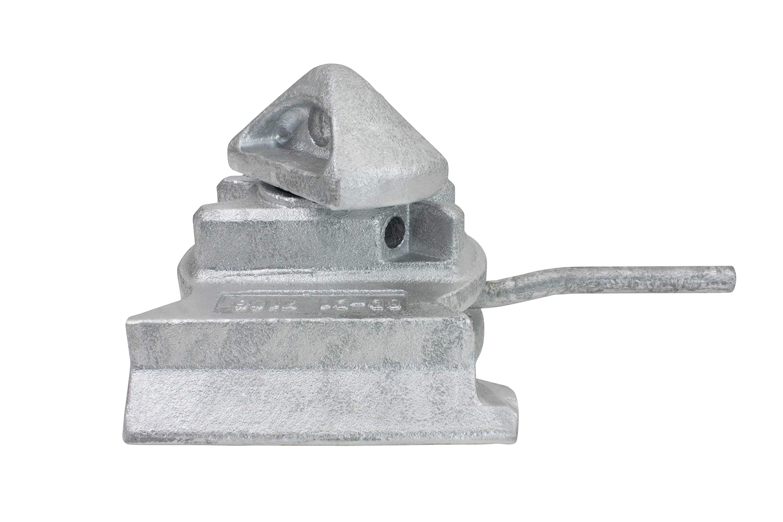 4 Pack Sea Rail Shipping Container Manual Twist Locks - Dovetail Style for Securing Containers to Flat Surfaces | Heavy Duty Cargo Locking Mechanism | Ideal for Shipping Yards, Ports & Ground Transport