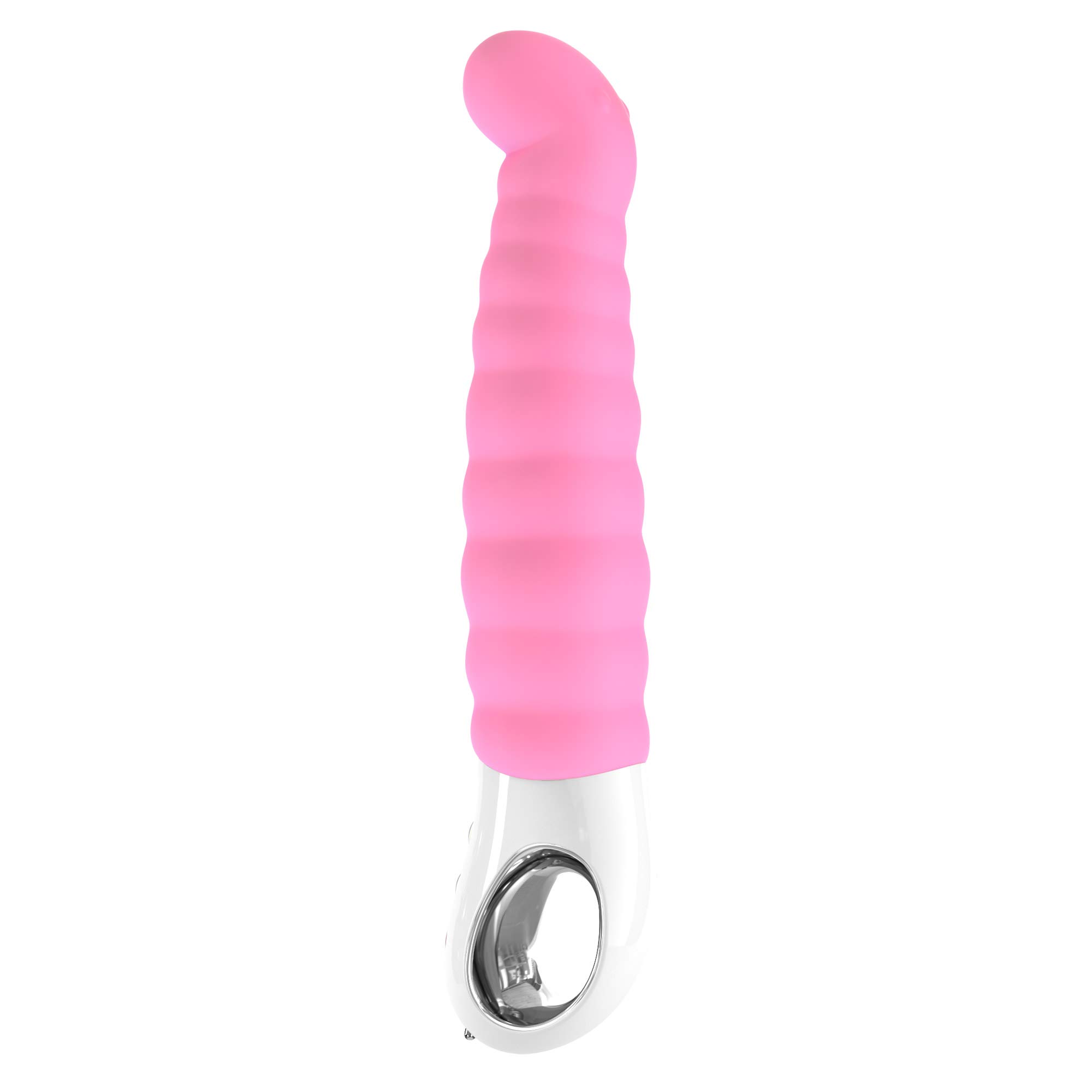 Premium Rechargeable Silicone Vibrator - FUN FACTORY G5 Series Luxury Adult Toy for Women & Men | Waterproof, Body-Safe Dildo with Powerful Vibrations | Perfect for Couples Play, Solo Pleasure & Sensual Exploration (Patchy Paul Pink)