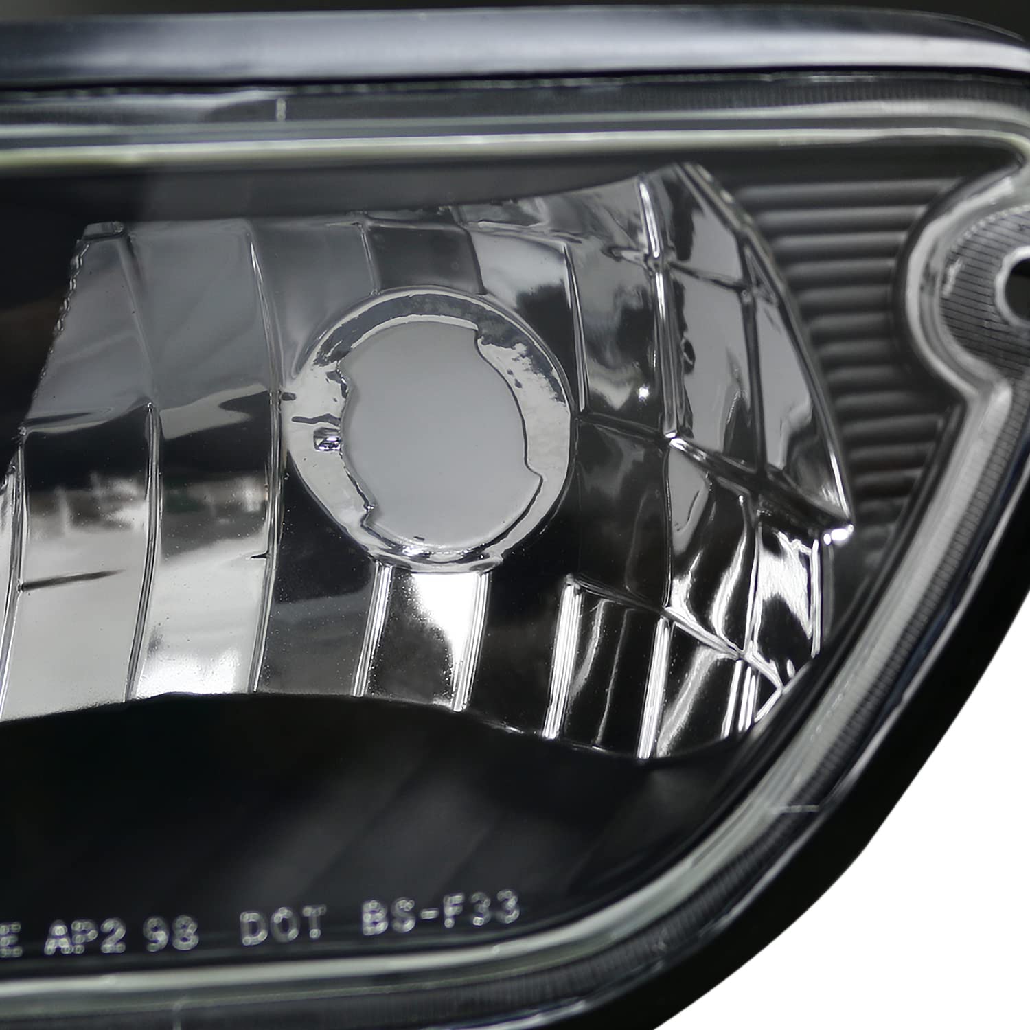 Spec-D Tuning Black Housing Clear Lens Headlights & Corner Lights for 1998-2002 Mercury Grand Marquis - Left & Right Pair Headlight Assembly - Upgrade Your Ride for Night Driving & Custom Look