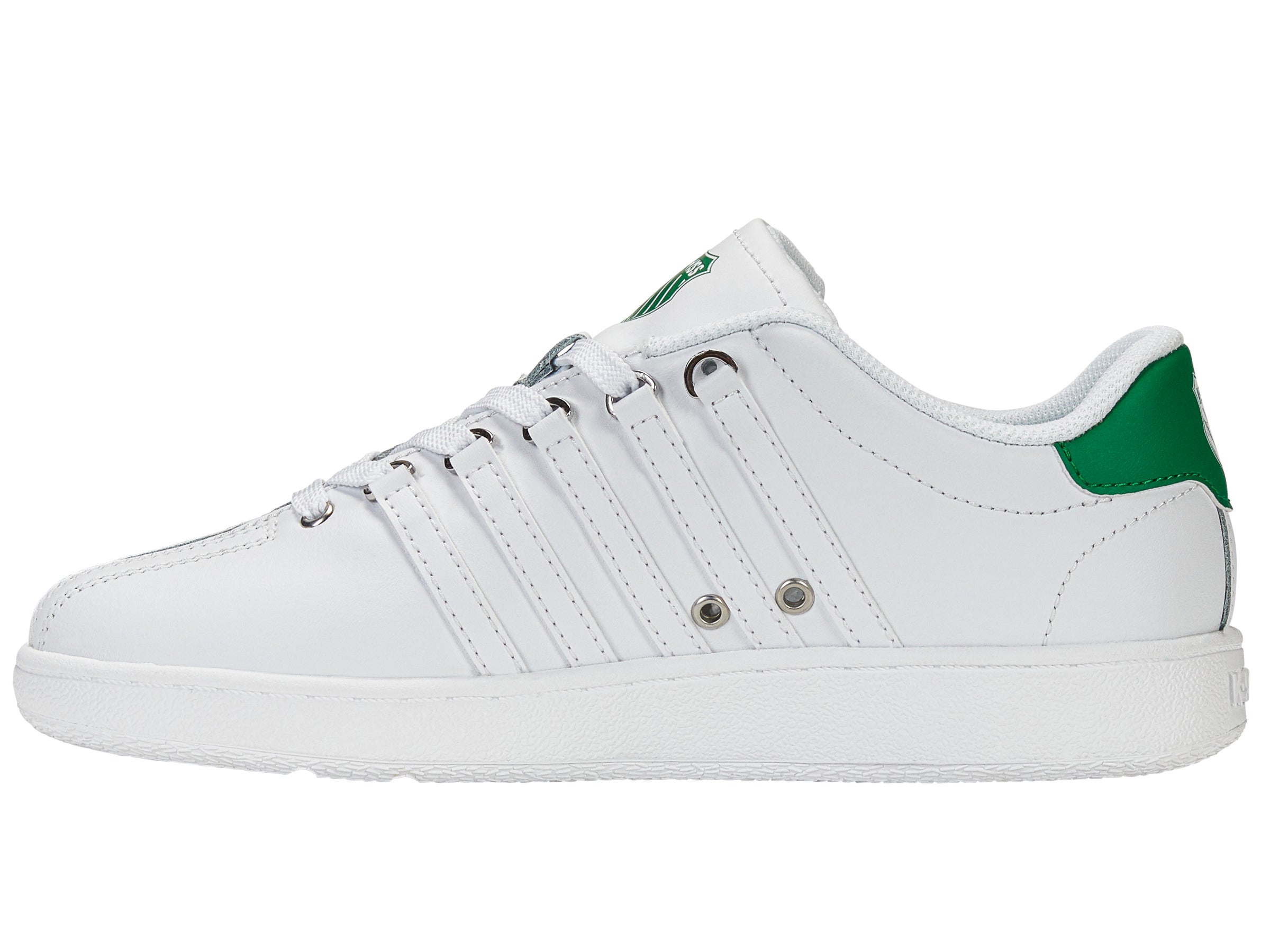 Classic VN White/Green Sneakers - Men's Size 8.5 (US) | Comfortable Casual Shoes for Walking, Running & Everyday Wear