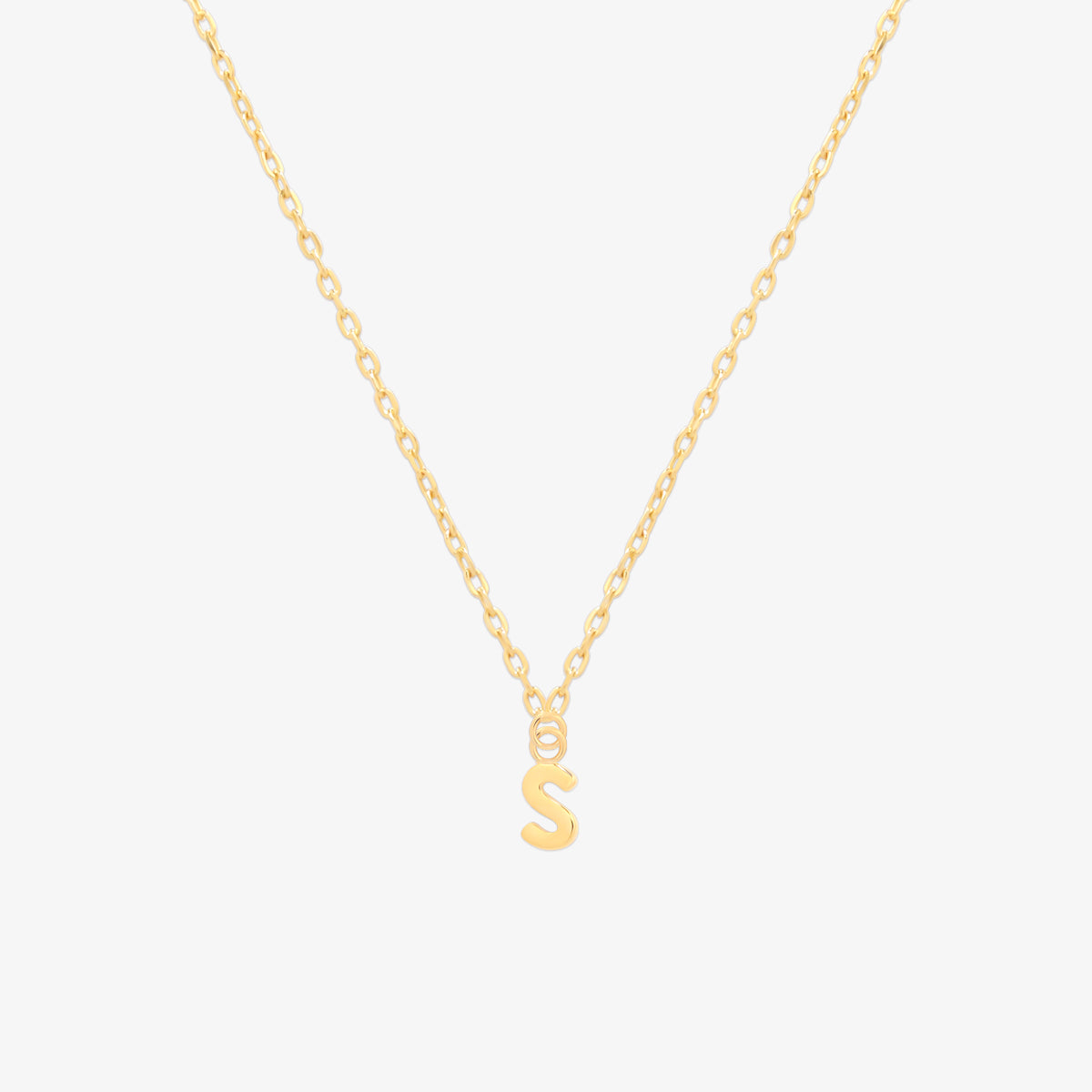 Classic Initial Pendant Necklace - Personalized A-Z Letter Jewelry for Women - Perfect Gift for Birthday, Anniversary & Valentine's Day