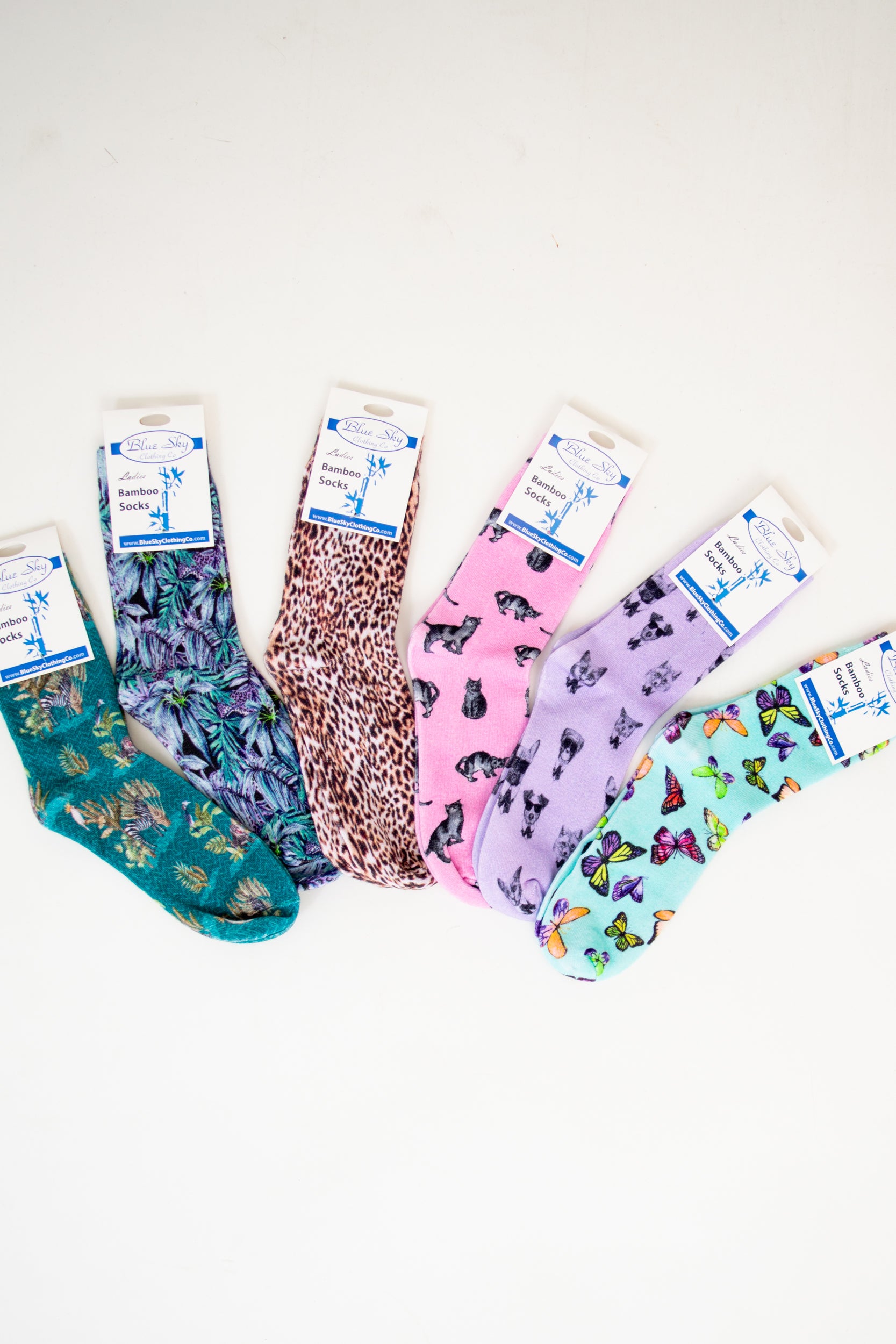 Women's Bamboo Fiber Dress Socks - 5 Pairs Pack with Fun Patterns (Floral/Polka Dots/Stripes) - Breathable & Comfortable for Work, Travel & Everyday Wear