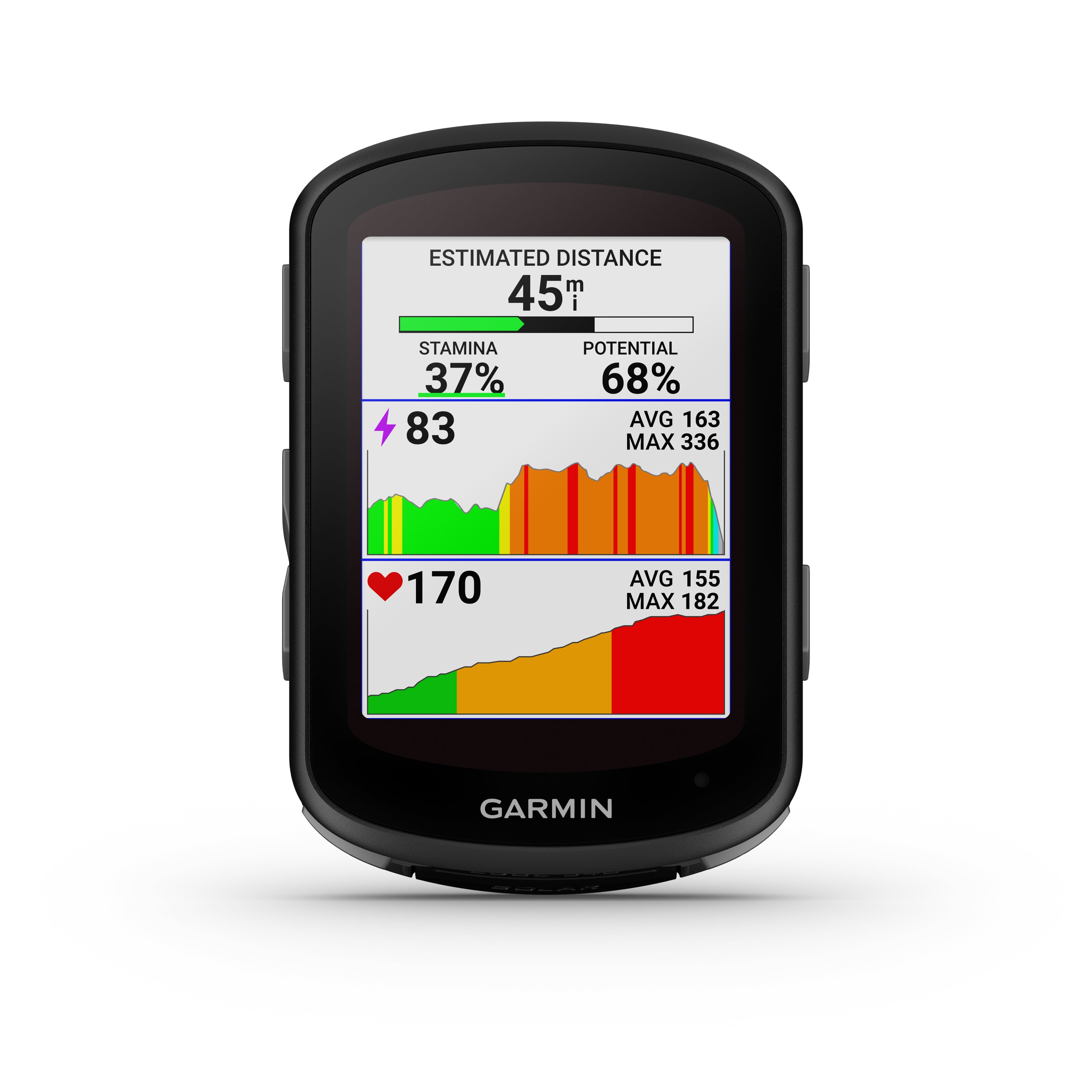 Garmin Edge 540 Solar GPS Bike Computer with Solar Charging - Advanced Cycling Performance Tracker for Road & Mountain Biking - Perfect for Training, Racing & Outdoor Adventures