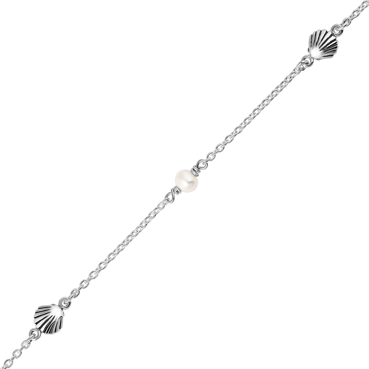 Elegant Oceanic Pearl Bracelet for Women - Natural White Pearl Jewelry Gift for Wedding, Party & Special Occasions