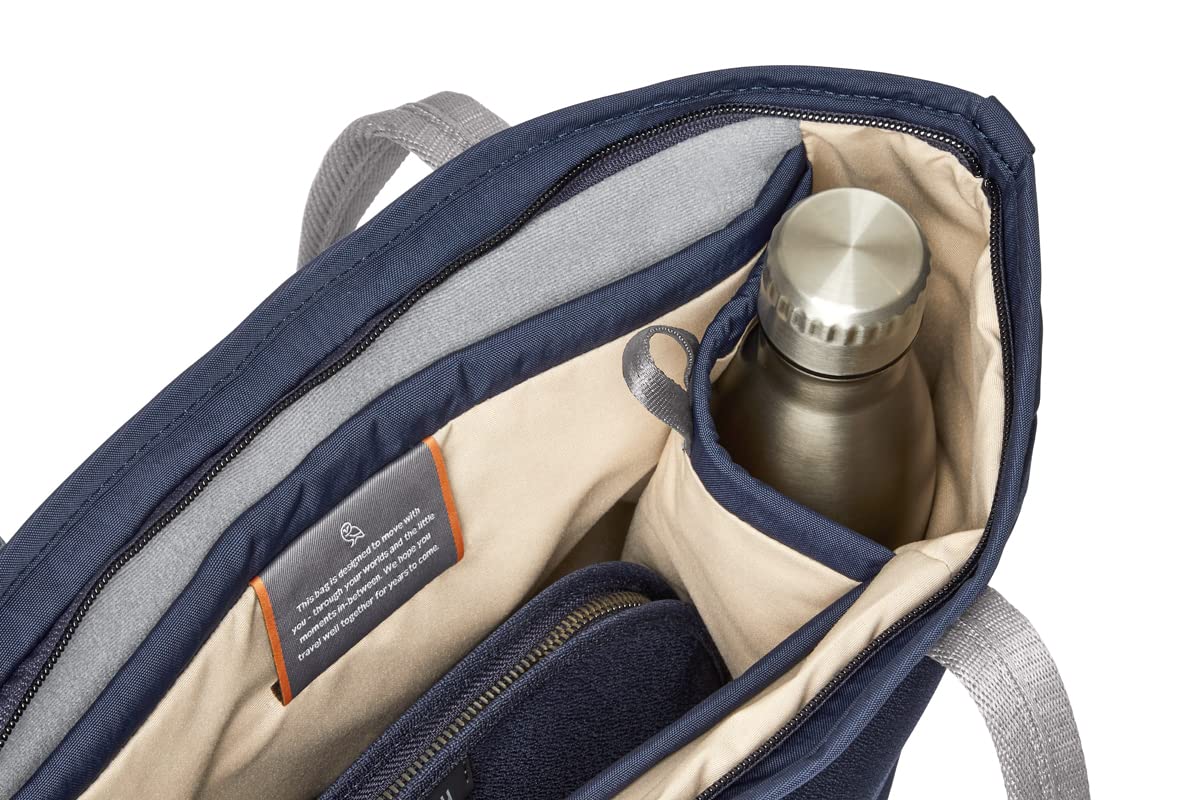 Bellroy Tokyo Tote Compact - Stylish 12L Laptop Tote Bag for Women & Men - Navy Blue Work & Travel Bag - Perfect for Office, Commute & Weekend Getaways