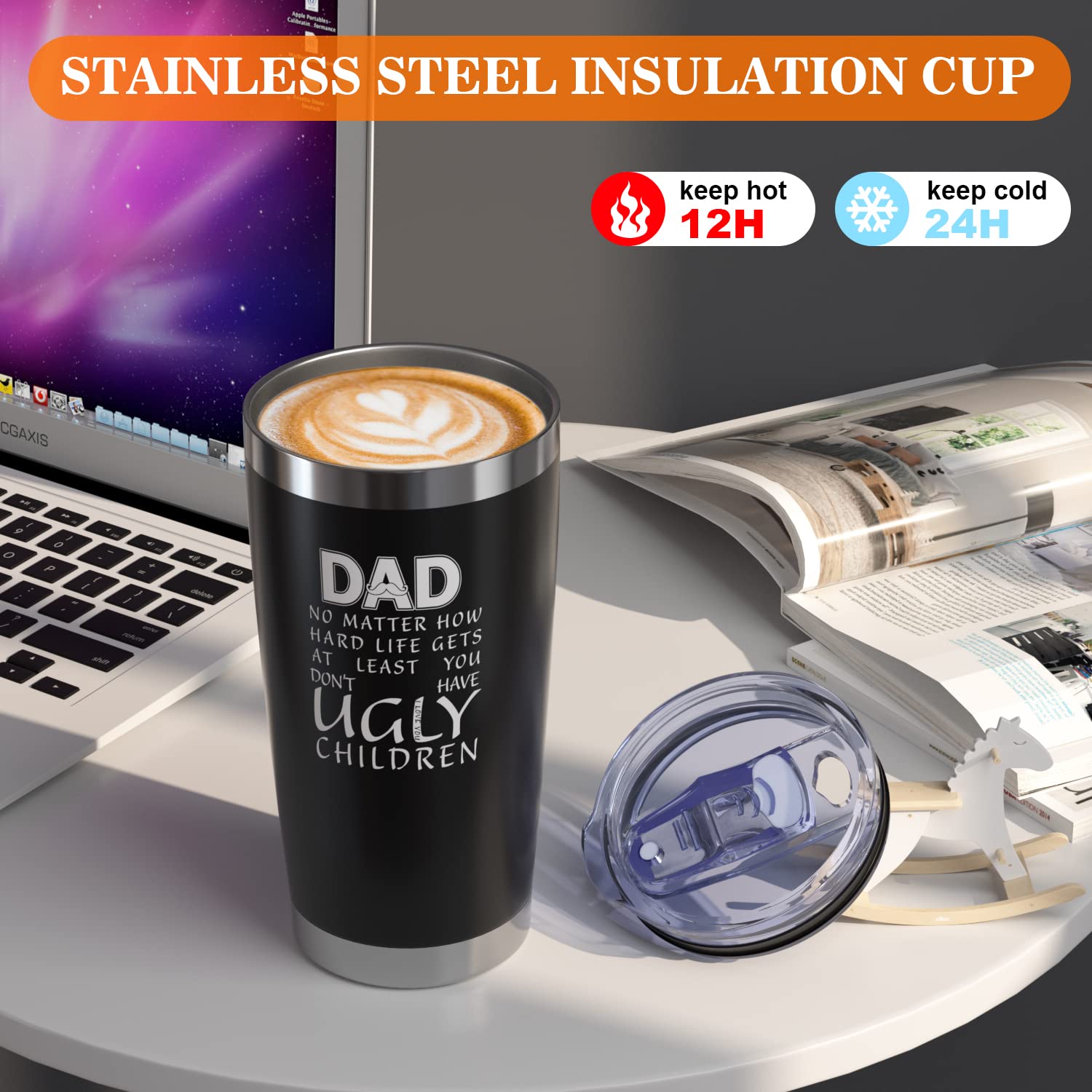 Best Birthday Gifts for Dad from Daughter & Son - Thoughtful Presents for Daddy, Stepdad, New Dad, Husband & Grandad - Perfect for Christmas, Father's Day & Special Occasions - Ideal for Home, Office & Family Celebrations