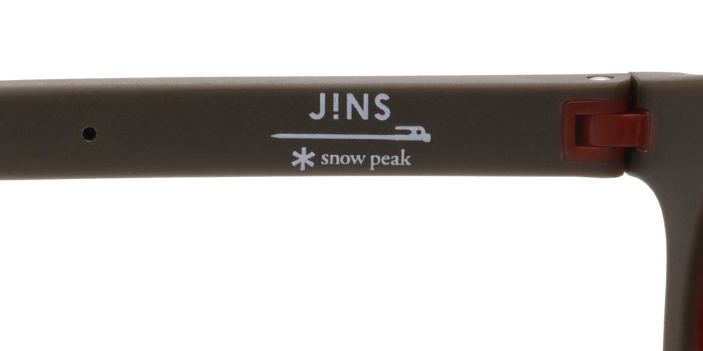 JINS x Snow Peak Rubber Sunglasses for Kids - UV Protection, Flexible Frame (Model 016, Size 85) - Perfect for Outdoor Activities, Beach, and Sports