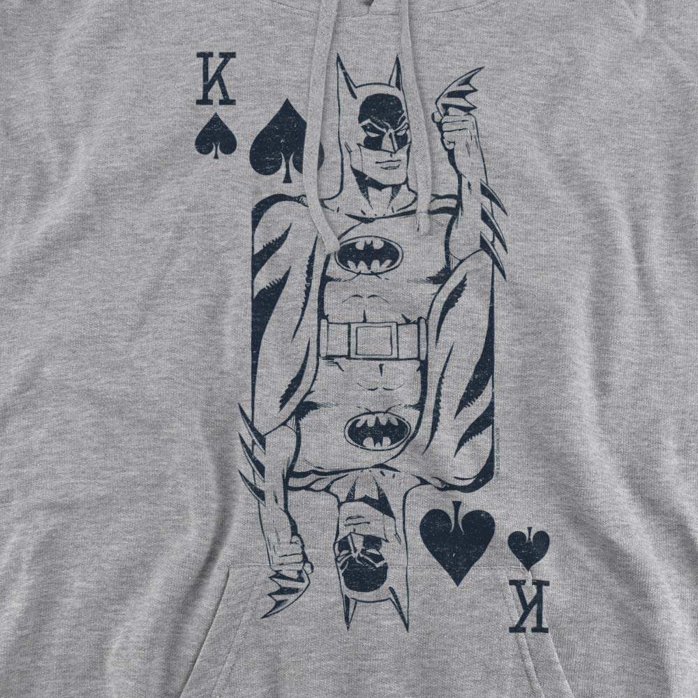 Trevco DC Bat Card Unisex Adult Pullover Hoodie - Soft & Comfortable Sweatshirt for Men & Women - Perfect for Casual Wear, Gifts & Fan Merchandise