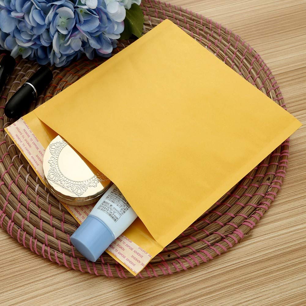 Kraft Bubble Mailers 10.5x16 - 25 Pack for Shipping & Mailing