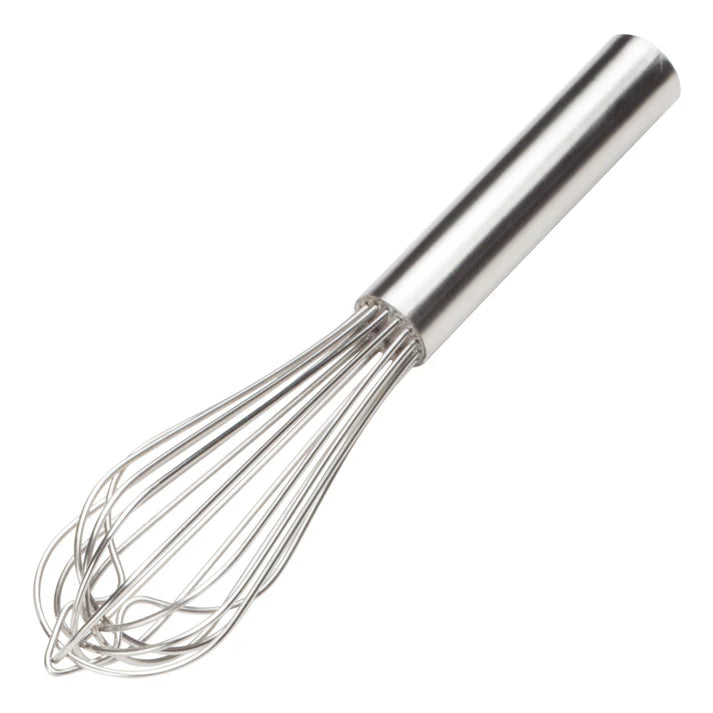 Winco 10 French Whip FN 10 - Professional Stainless Steel Kitchen Whisk for Baking, Mixing & Cooking - Perfect for Eggs, Sauces, and Creams - Ideal for Home Chefs & Professional Bakers