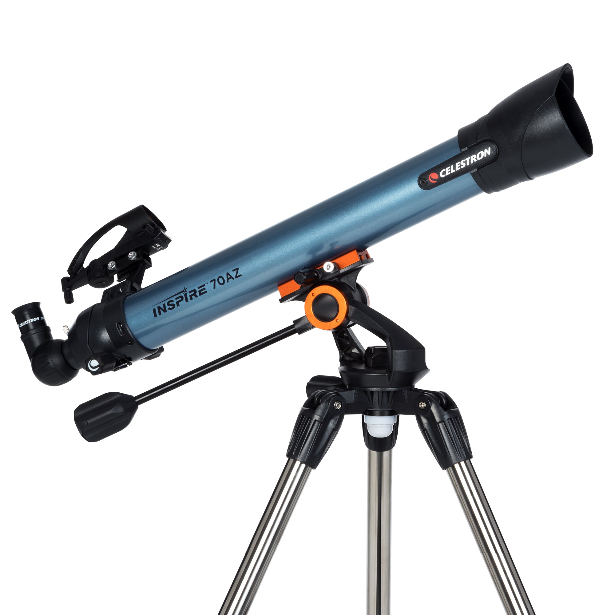 Inspire 70AZ Refractor Telescope - 70mm Aperture Astronomy Telescope for Adults & Beginners, Portable for Stargazing, Bird Watching & Travel - Perfect for Backyard, Camping & Outdoor Adventures