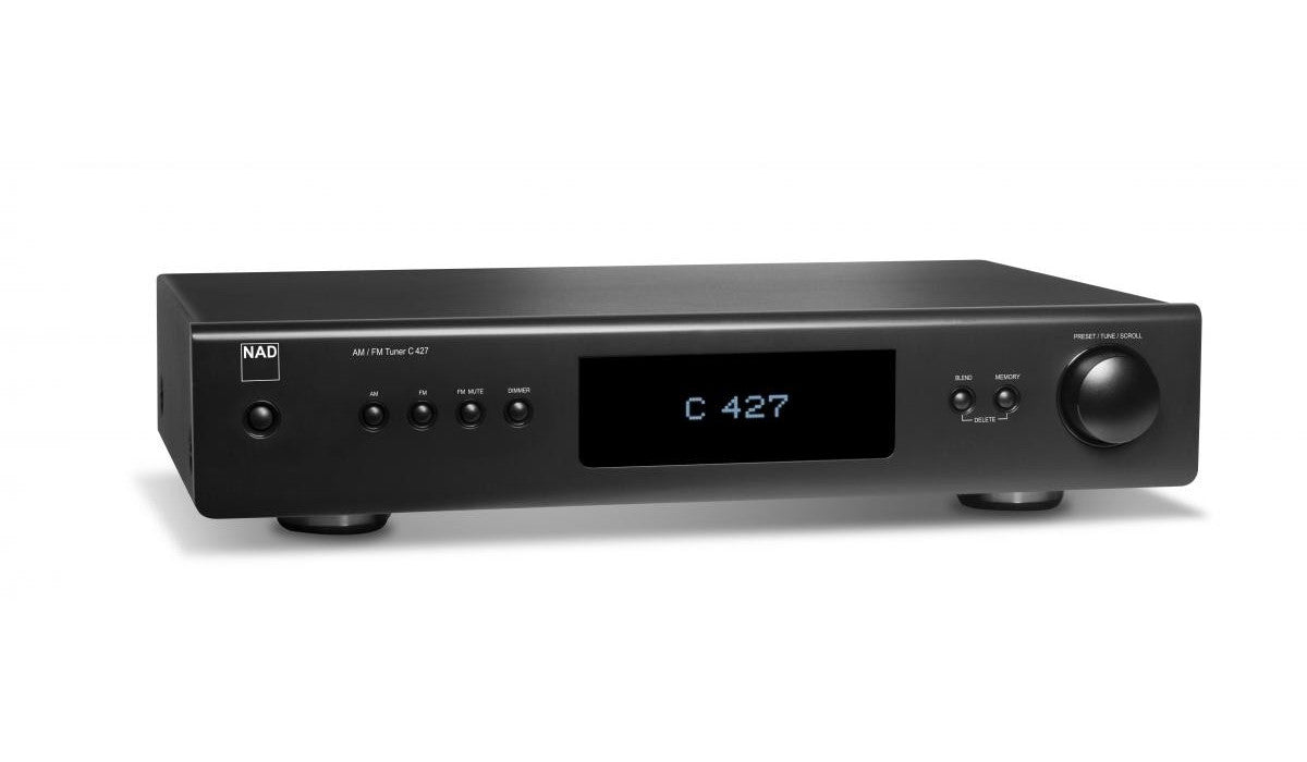 NAD C 427 Stereo AM/FM Tuner - High-Fidelity Radio Receiver for Home Audio Systems | Perfect for Music Lovers & Audiophiles