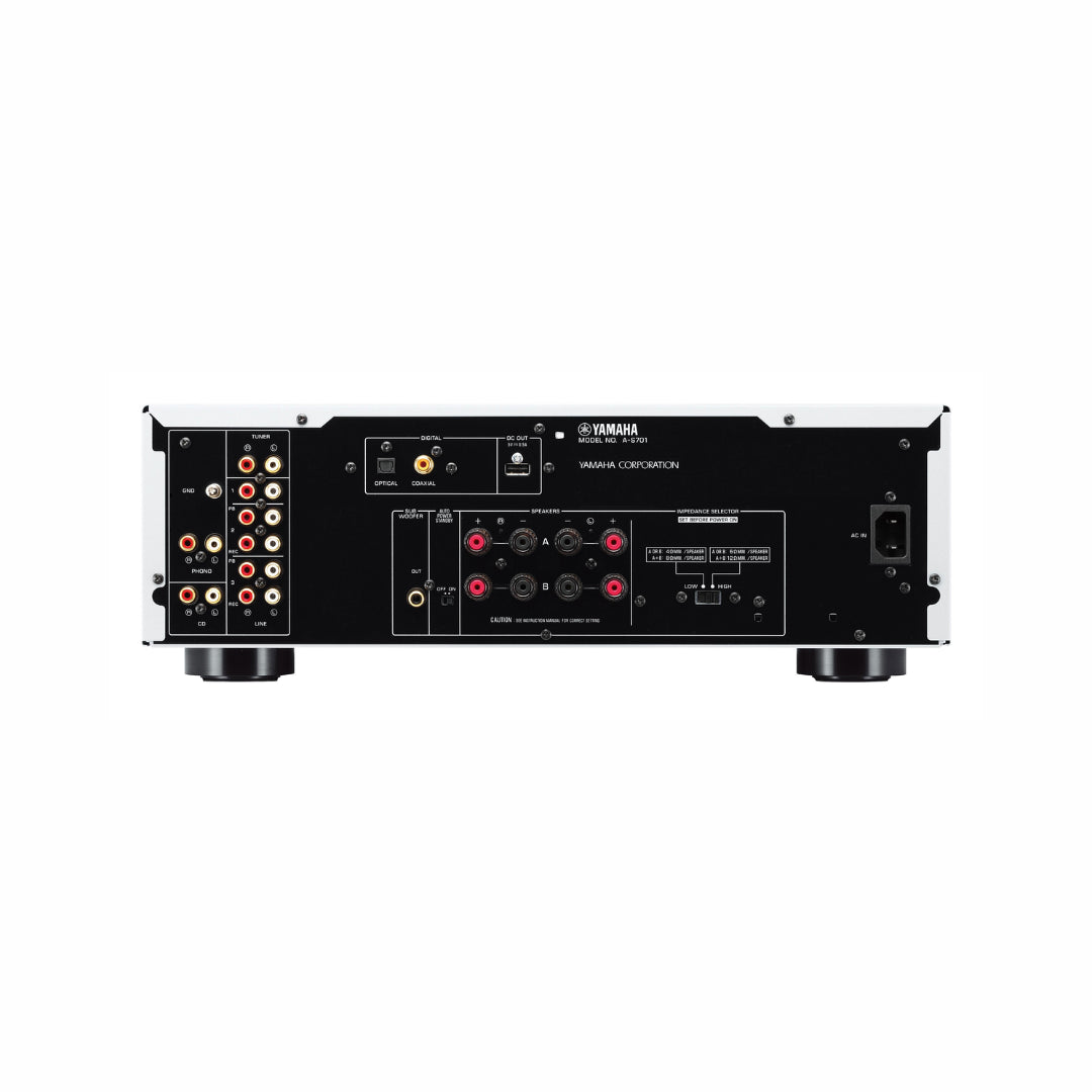 Yamaha A-S701 Integrated Stereo Amplifier - High-Fidelity Audio for Home Theater & Music Listening