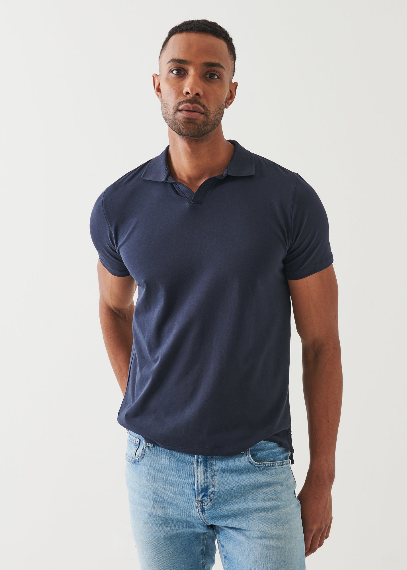 Men's Short Sleeve Classic Open Collar Polo Shirt - Casual & Breathable for Golf, Office & Summer Outings