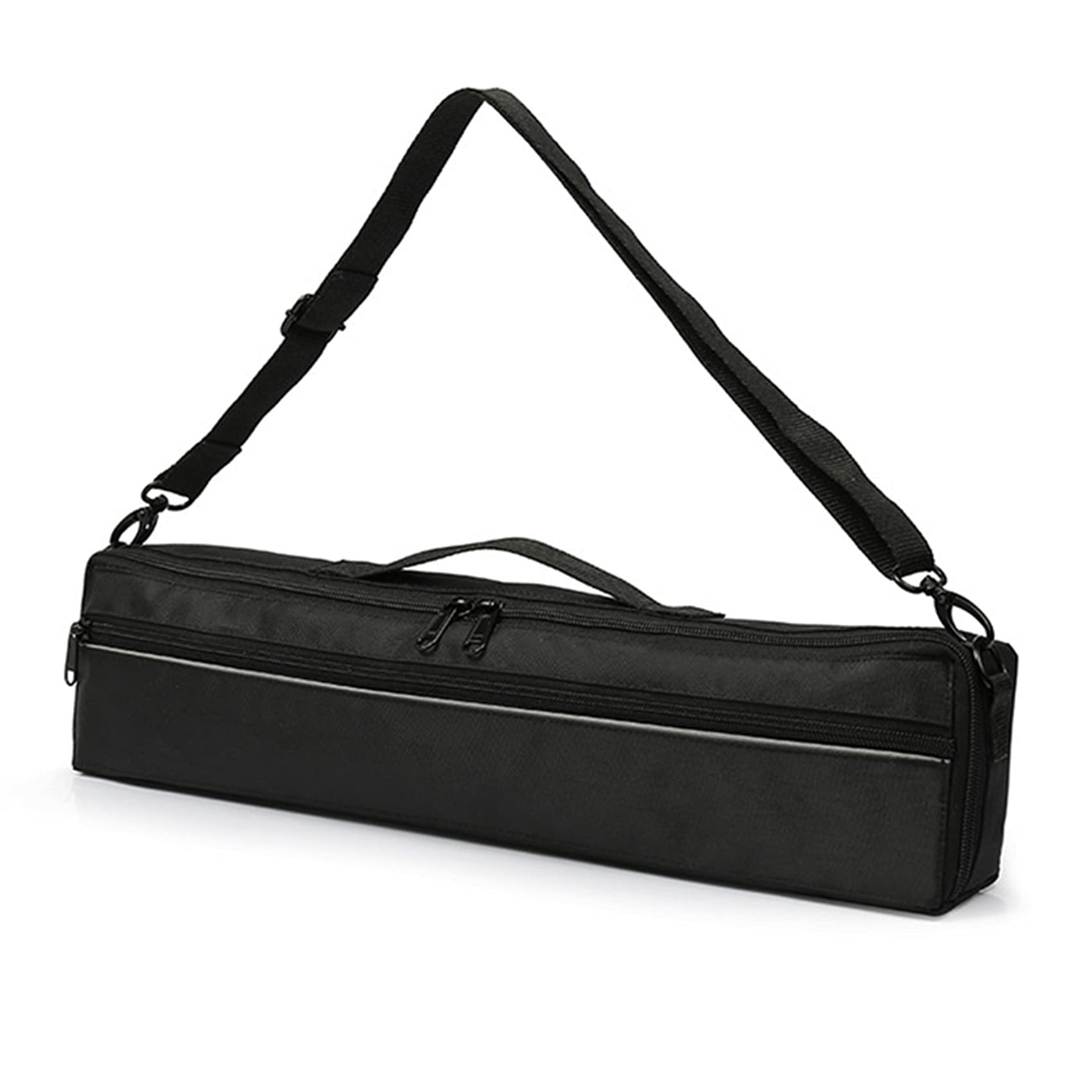 Bzocio 17-Hole Portable Flute Case - Nylon Flute Bag with Carrying Strap, Protective Storage for 17-Hole Flutes - Perfect for Music Practice, School Band & Travel Accessories