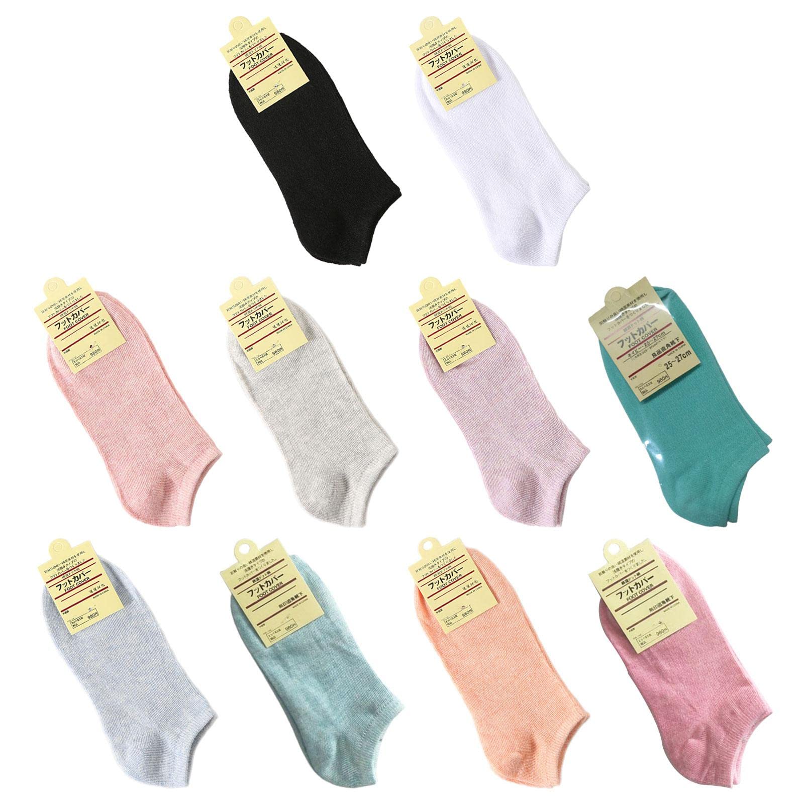 Cielo Meraviglioso Women's No Show Socks - 10 Pairs for Casual Wear & Sneakers