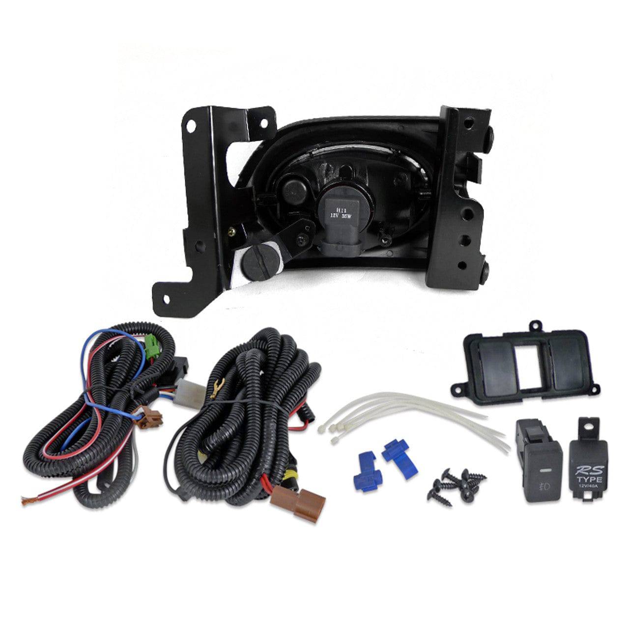 OEM Style Fog Lights for 2006-2008 Honda Civic 4-Door Sedan - Perfect for Night Driving and Enhanced Visibility