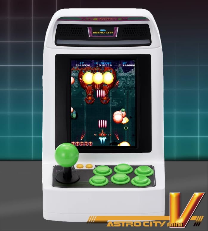 SEGA Astro City Mini Arcade Machine - White Retro Gaming Console | Perfect for Home Entertainment & Game Room Decor