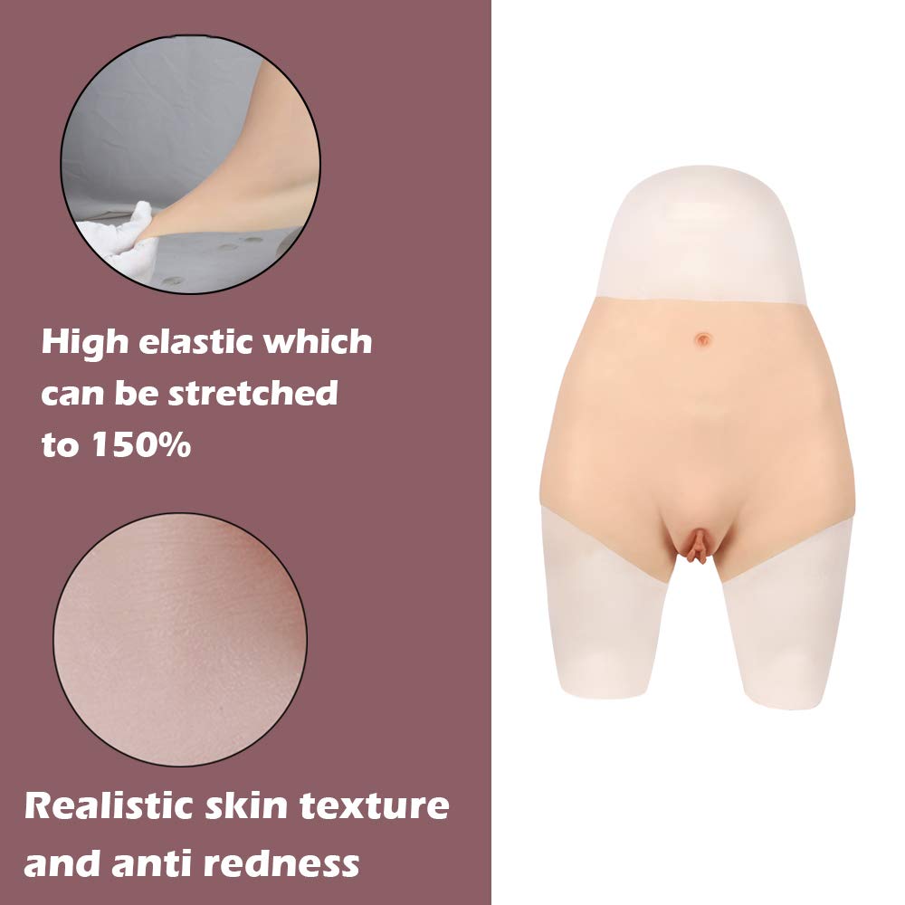 **Realistic Silicone Buttock Lifter & Hip Shaper for Crossdressers & Transgender - Comfortable & Natural Look for Cosplay, Drag Shows & Everyday Wear**