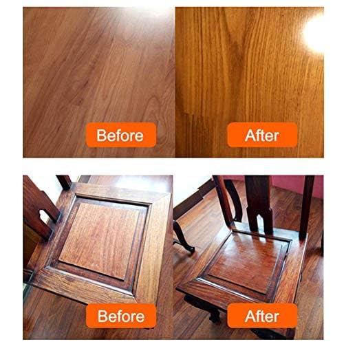 QONETIC Natural Beeswax Wood Polish - Pack of 1 | Traditional Furniture Wax for Cabinets, Tables & Wardrobes | Restores Shine & Protects Wood Surfaces | Ideal for Home, Office & Antique Furniture Care