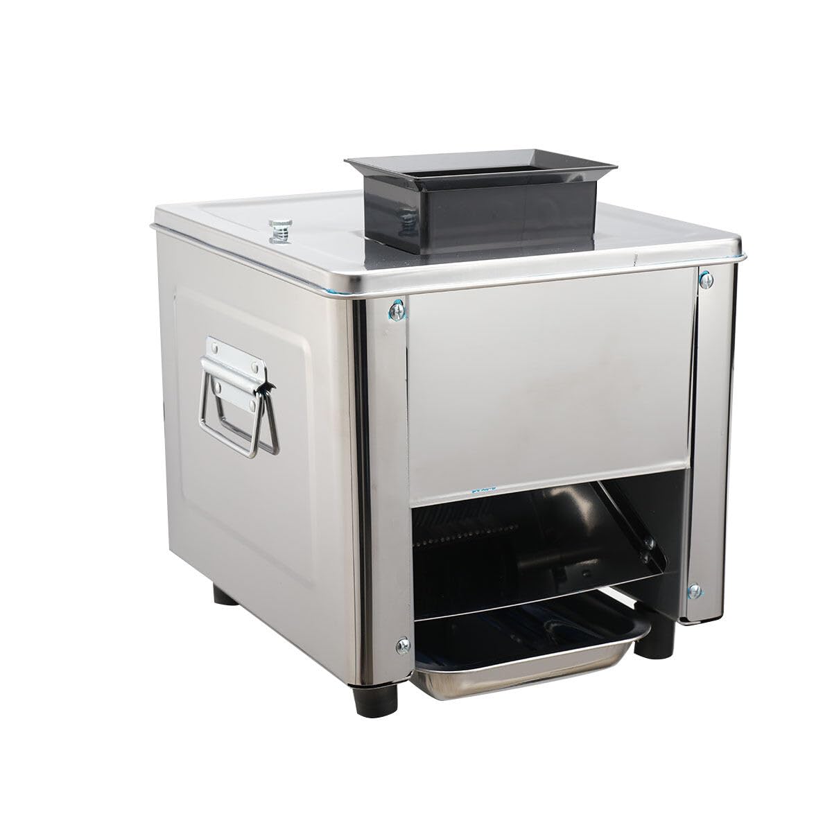 850W Commercial Electric Meat Slicer - 3.5mm Stainless Steel Blade, 330lb/h Capacity for Pork, Chicken & Fish - Perfect for Home Kitchens, Delis & Restaurants - Heavy Duty Meat Cutting & Shredding Machine for Family & Commercial Use