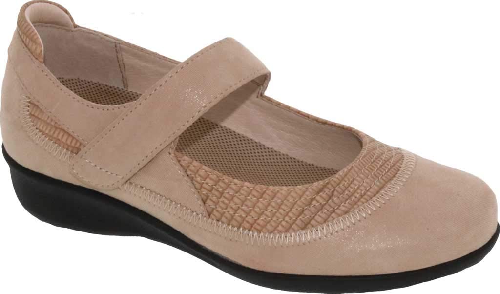 Drew Shoe Genoa 14316 Women's Comfortable Casual Walking Shoes - Taupe 8 X-Wide (2E) Velcro Strap - Perfect for Work, Travel & Everyday Wear