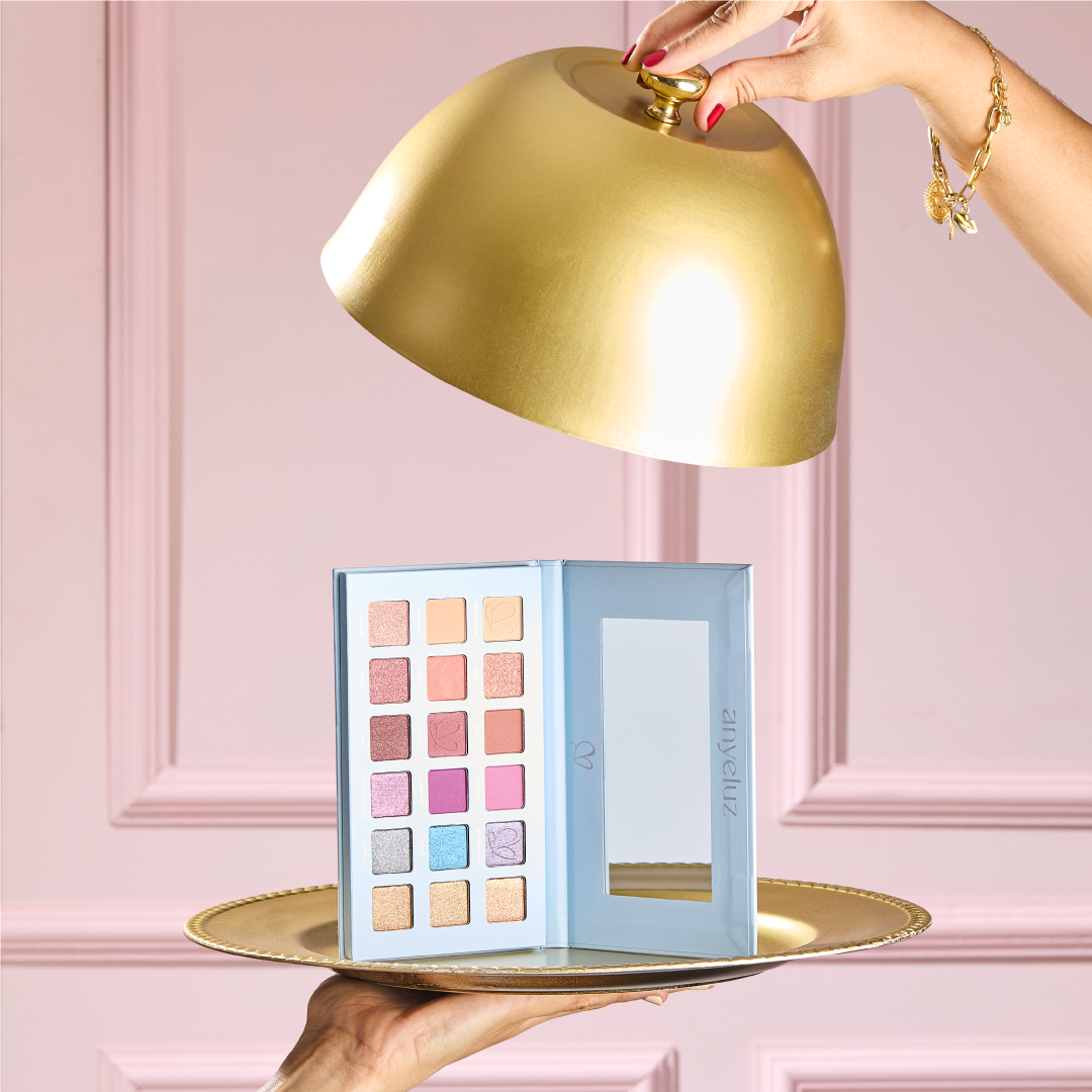 Blue Anyeluz Eyeshadow Palette - Highly Pigmented, Long-Lasting Makeup for Day & Night Looks | Perfect for Parties, Weddings & Special Occasions